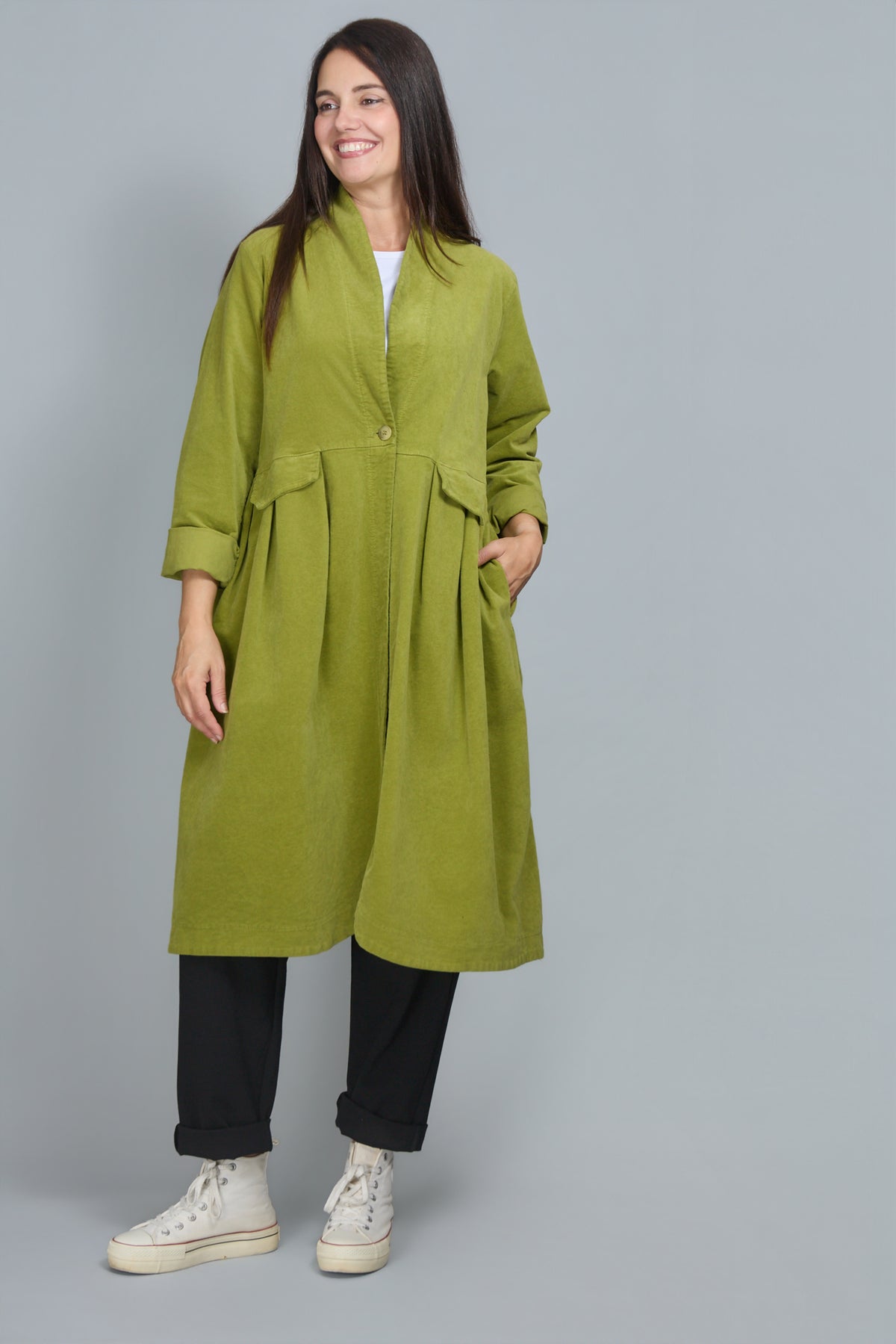Gabardina Lella Wendy Trendy Verde Lima