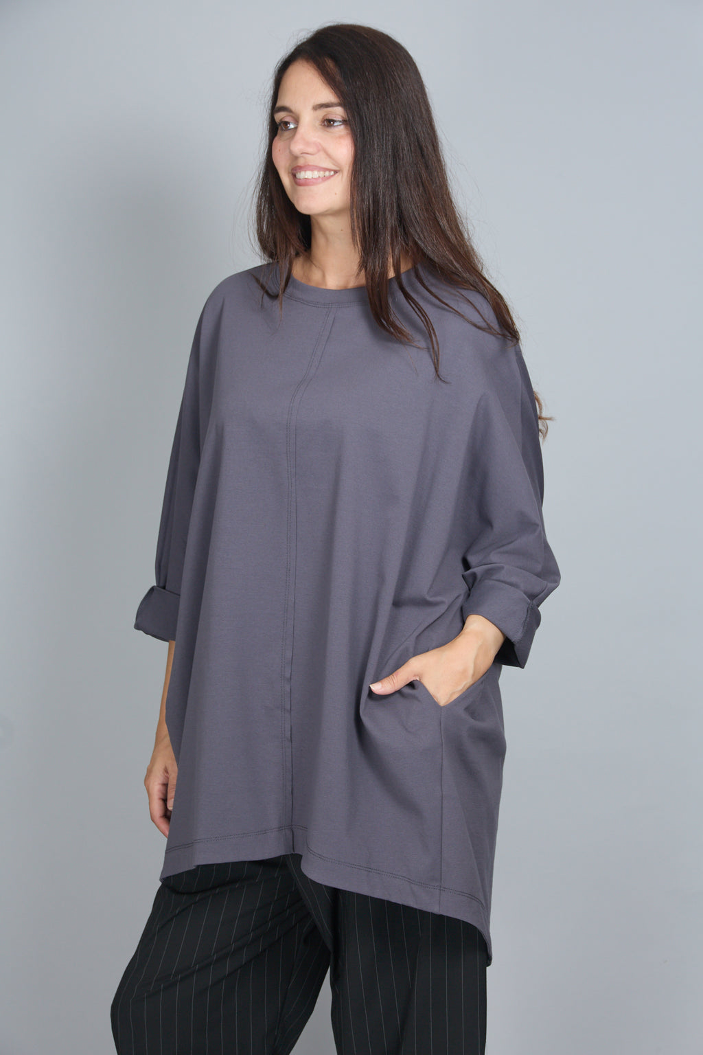 Blusa Orizon Gris Marengo