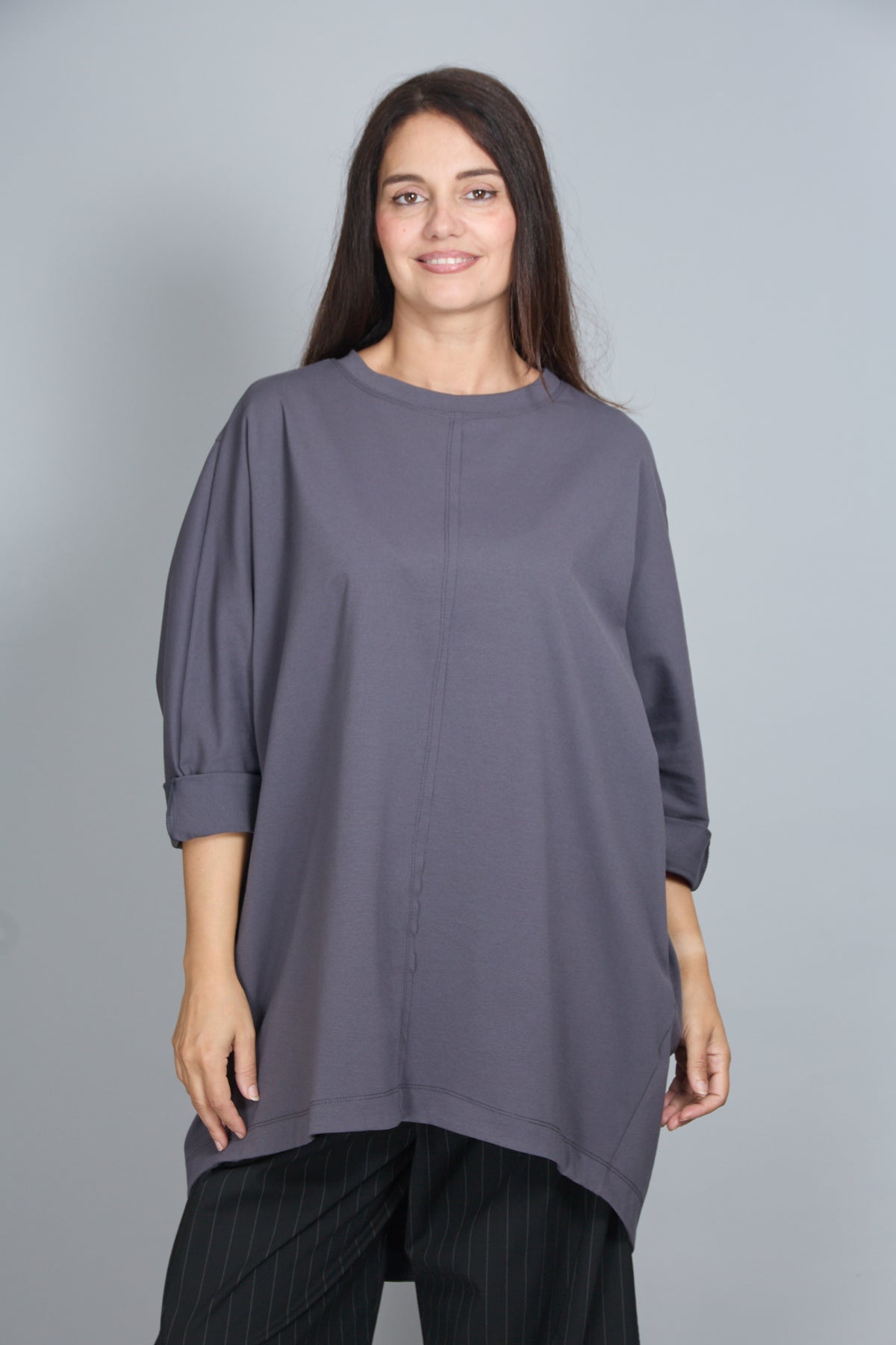 Blusa Orizon Gris Marengo