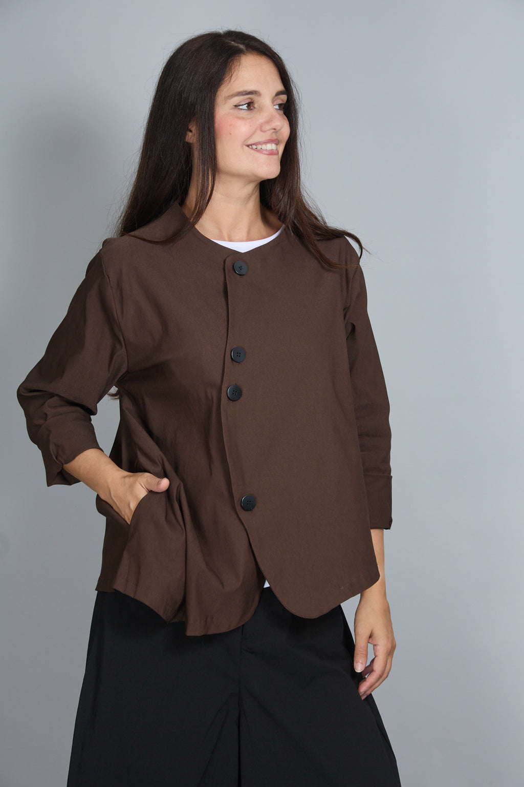 Chaqueta Palmira Marrón Chocolate