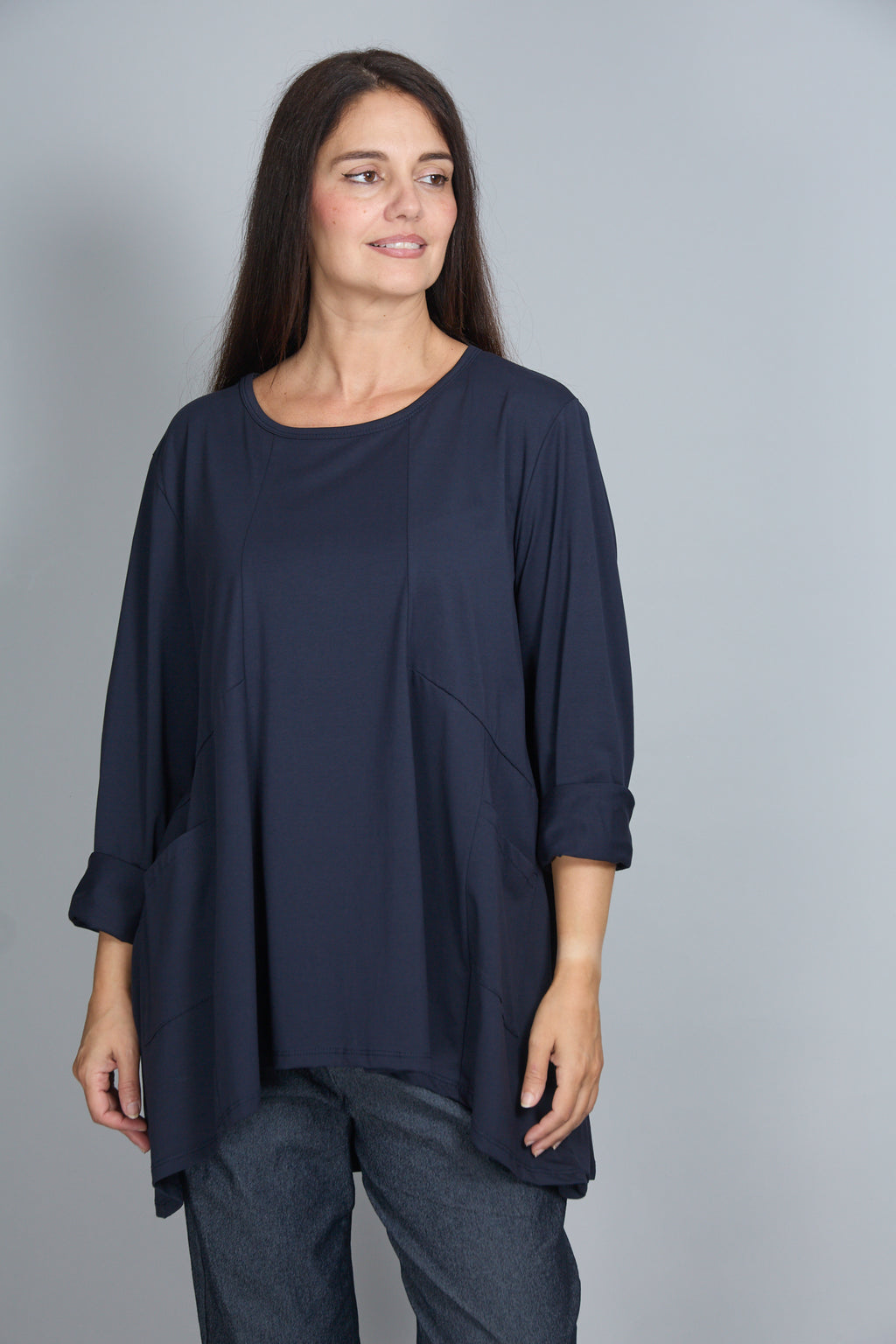Camiseta Romina Azul Marino