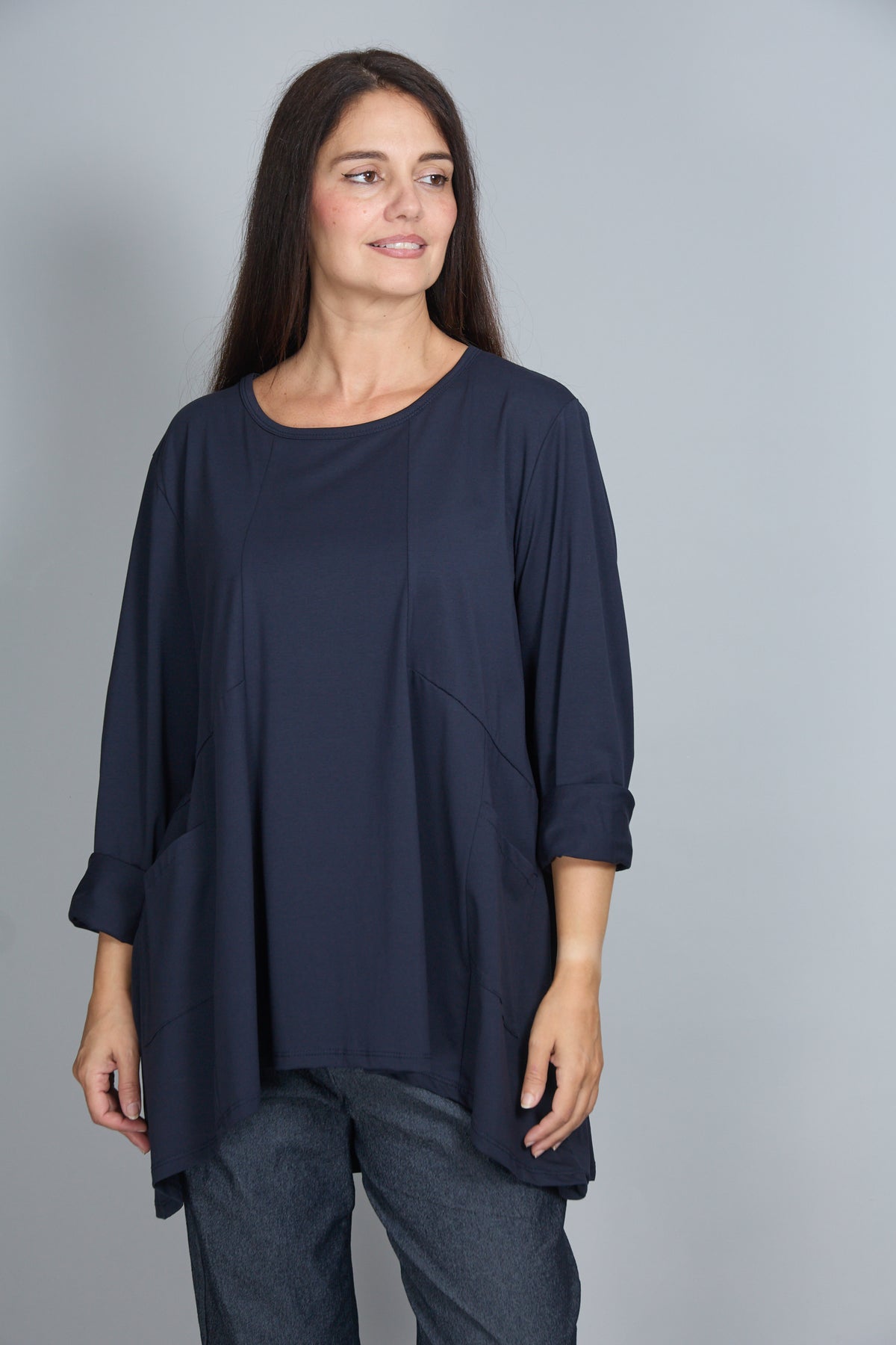 Camiseta Romina Azul Marino