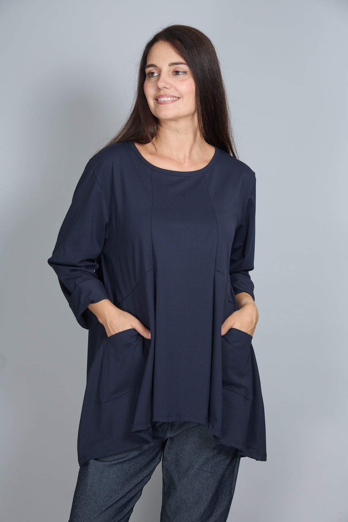 Camiseta Romina Azul Marino