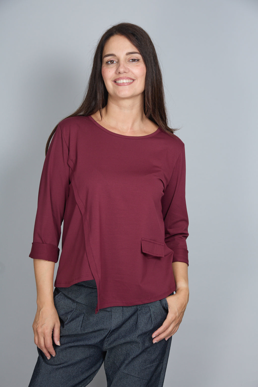 Camiseta Rachele Vino