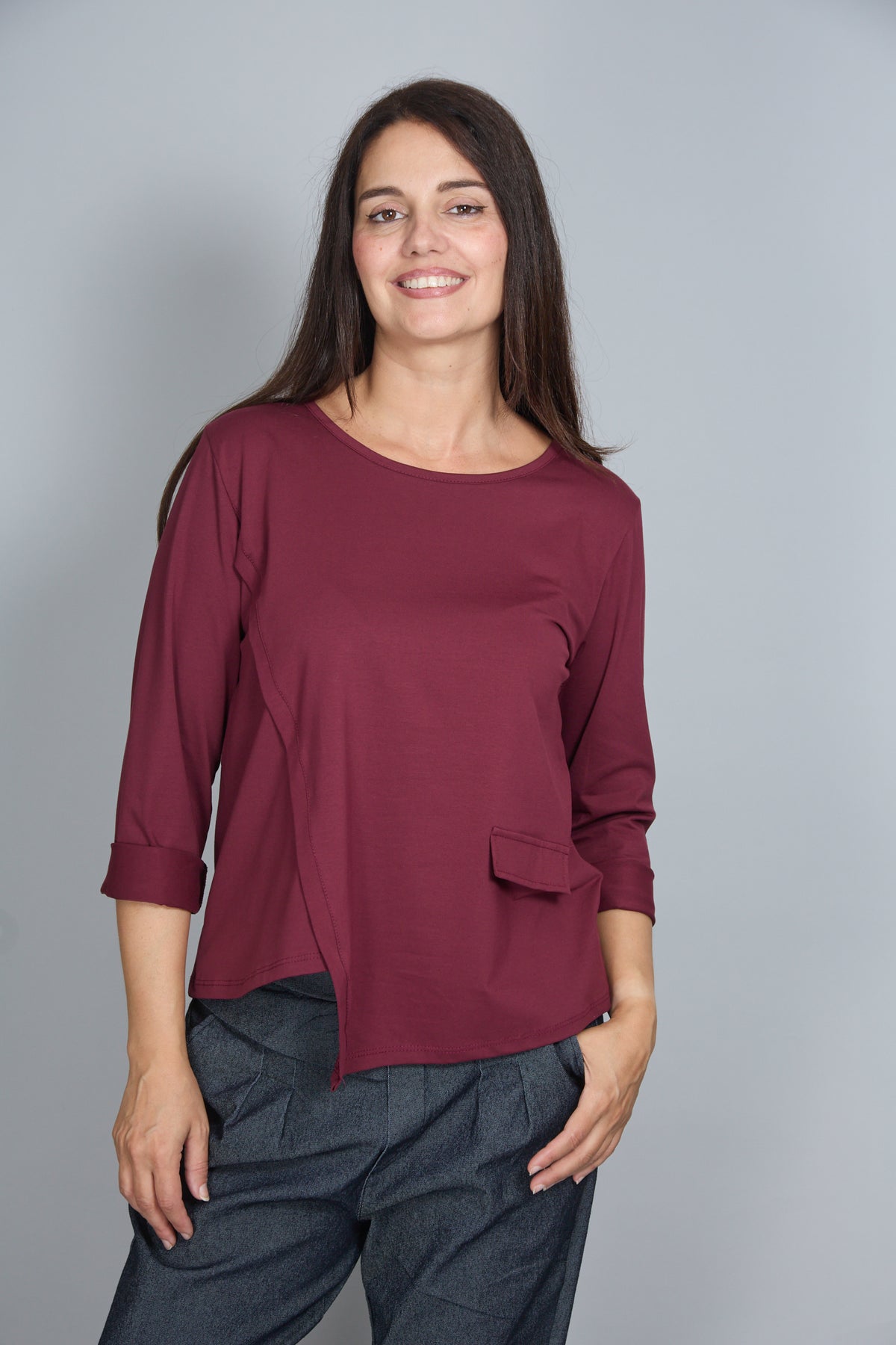 Camiseta Rachele Vino