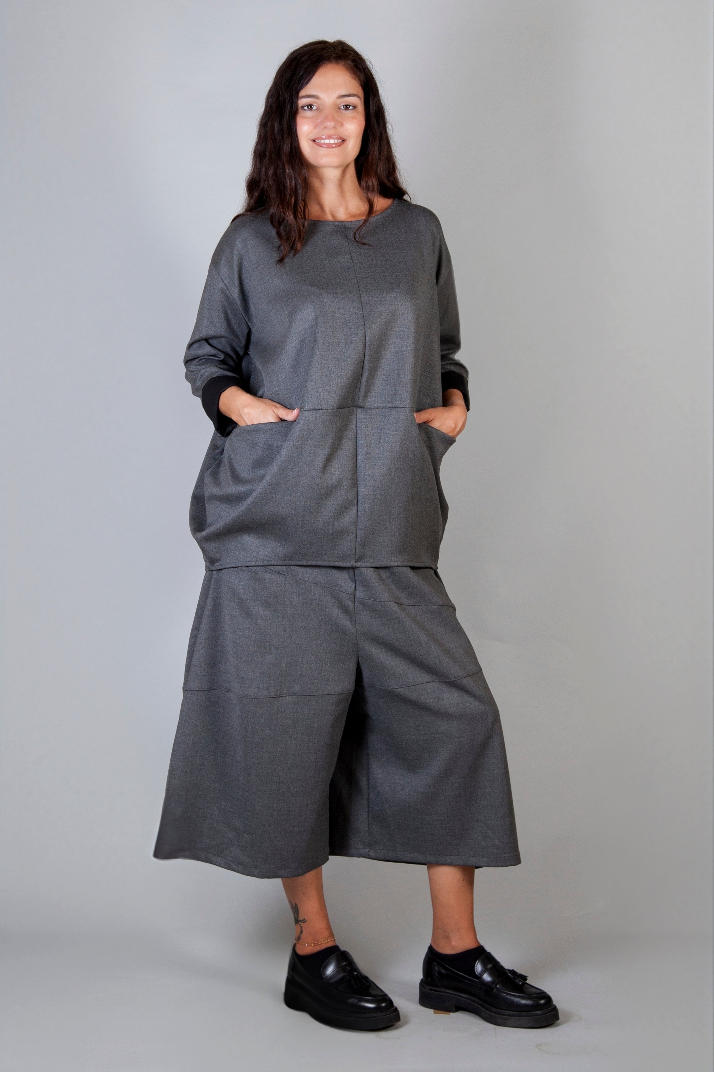Pantalón California Wendy Trendy Gris Melange