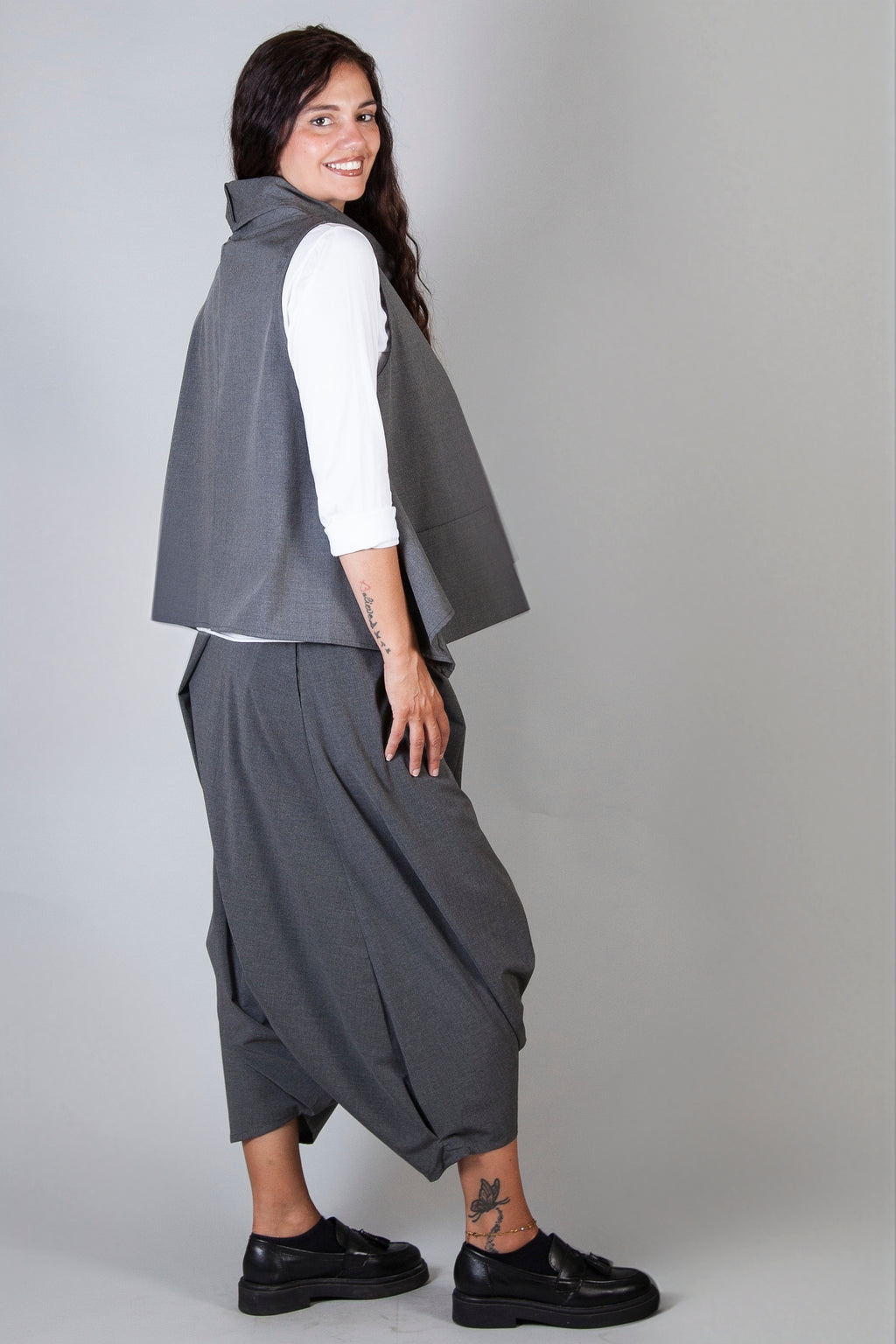 Falda/Pantalón Leila Wendy Trendy Gris Antracita