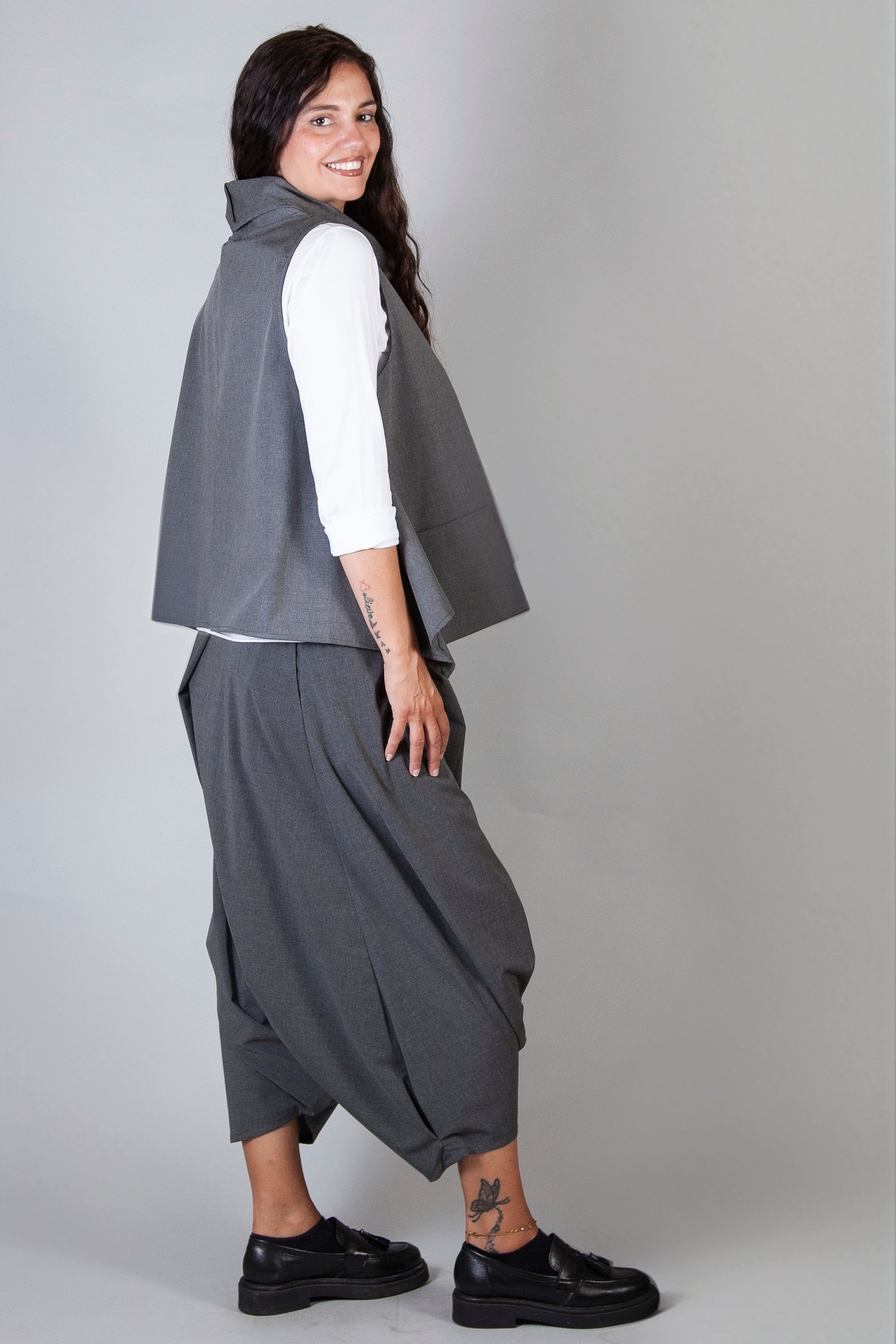 Falda/Pantalón Leila Wendy Trendy Gris Antracita