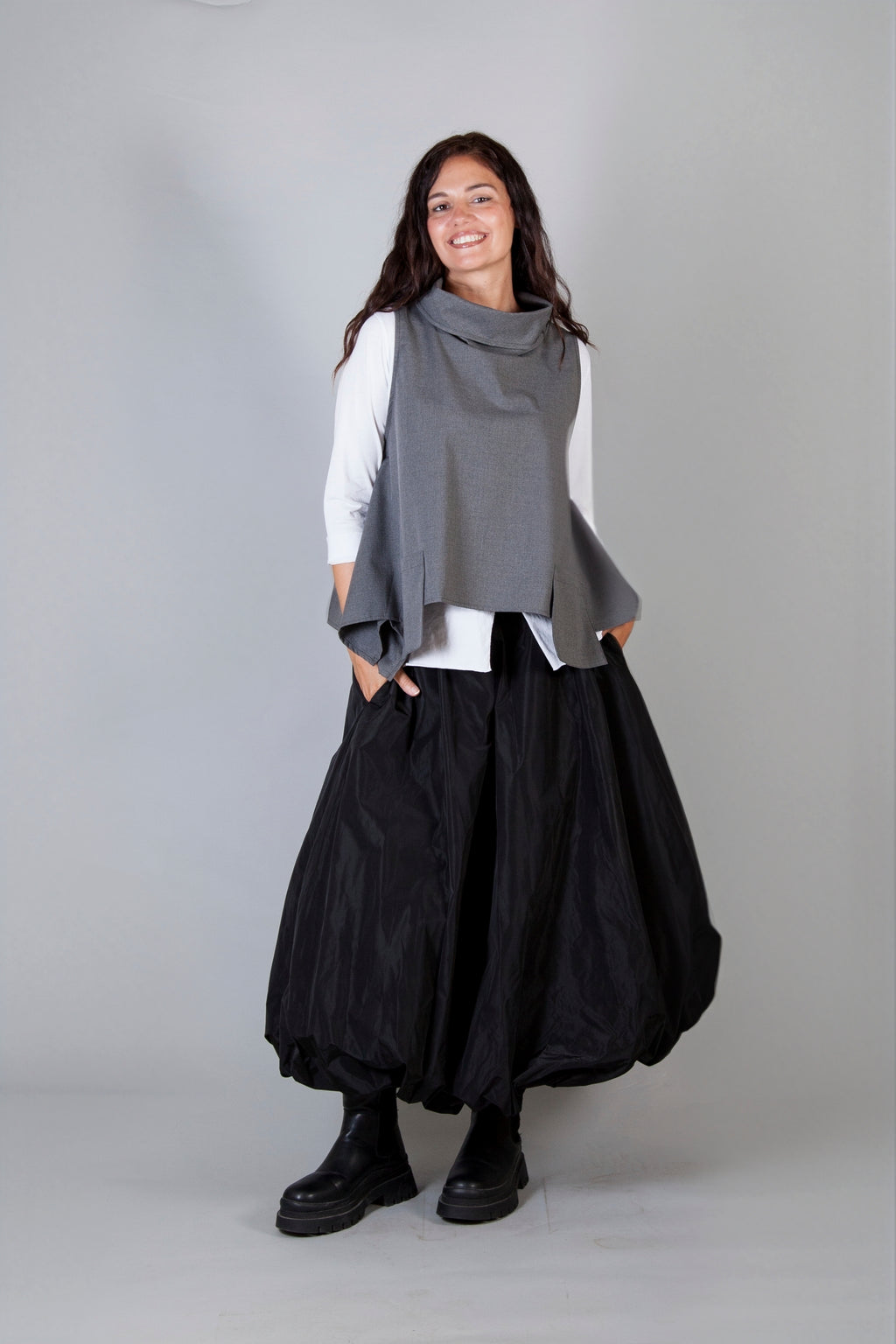 Chaleco Lia Wendy Trendy Gris Antracita
