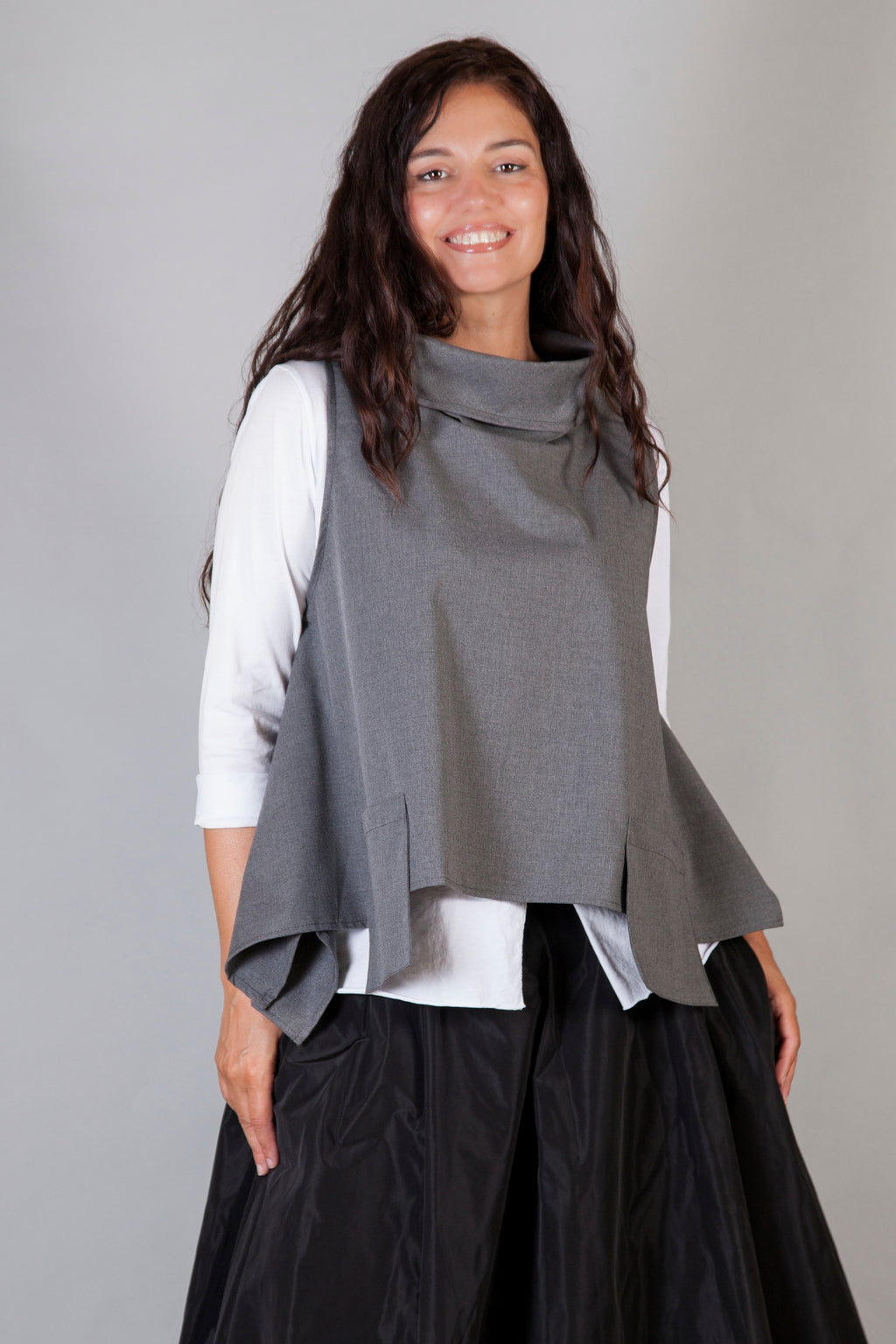 Chaleco Lia Wendy Trendy Gris Antracita