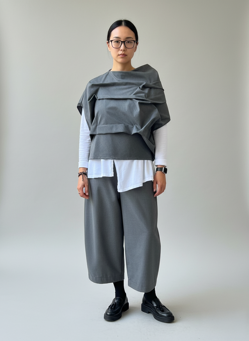 Blusa Modelo Lucy Color Gris