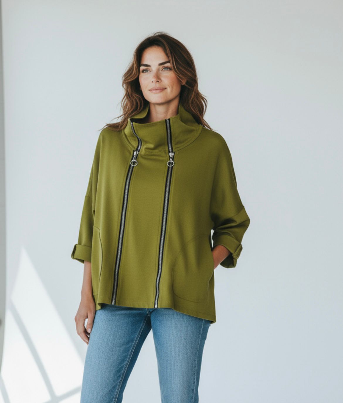 Chaqueta Modelo Dioniso Color Lima