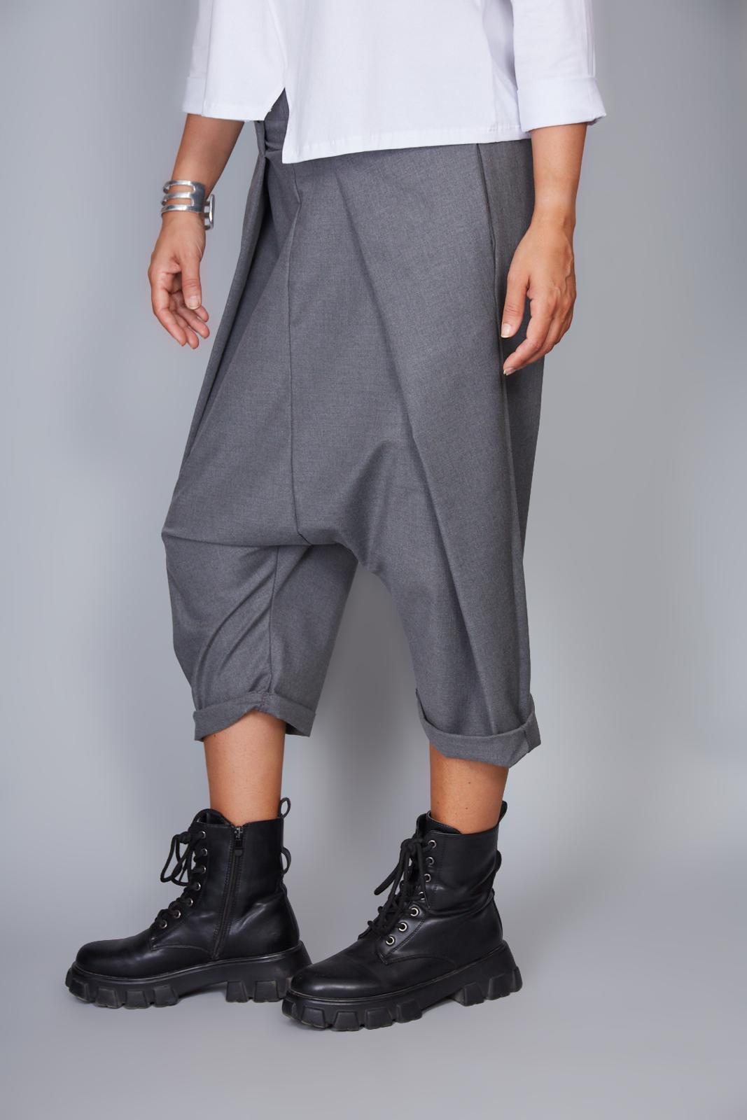 Pantalón Modelo Josephina Color Gris Antracita