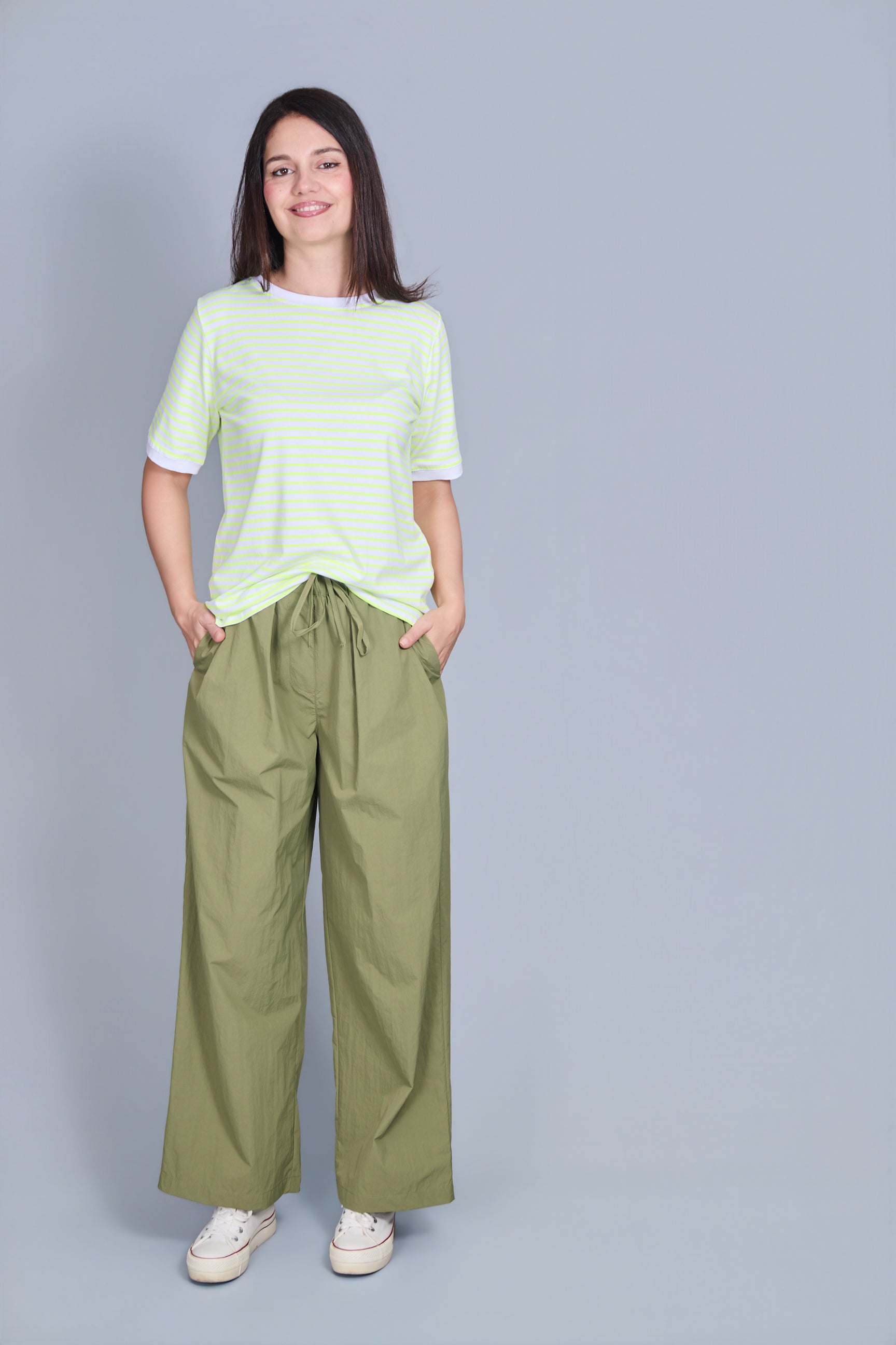 Pantalón Riccione Verde Militare