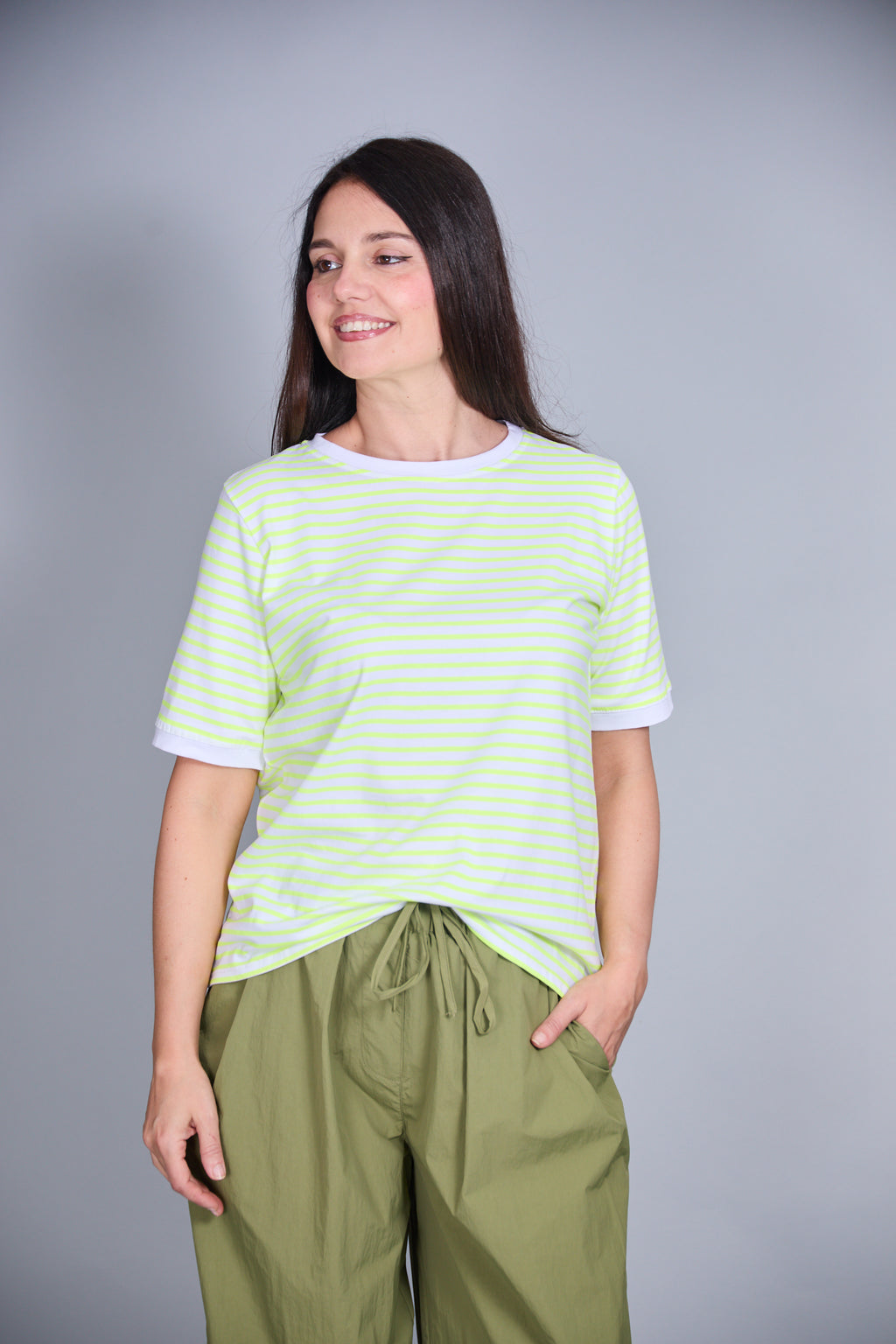 Pantalón Riccione Verde Militare