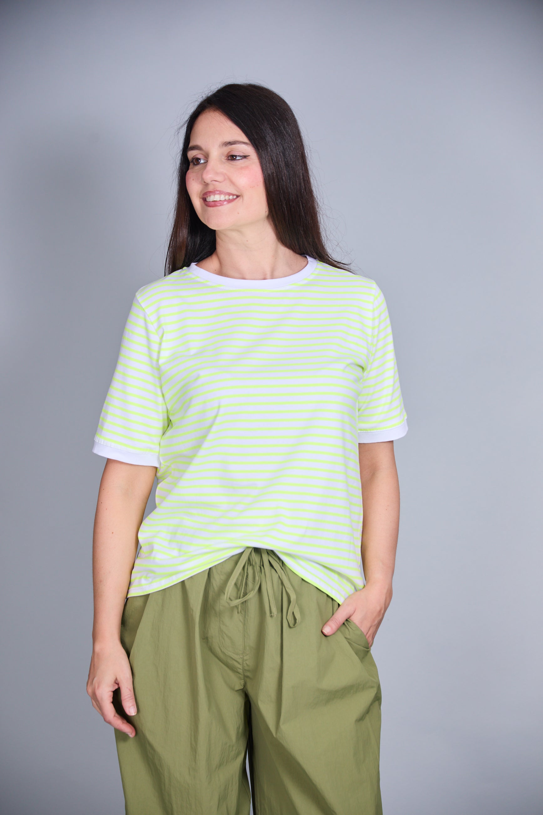 Pantalón Riccione Verde Militare