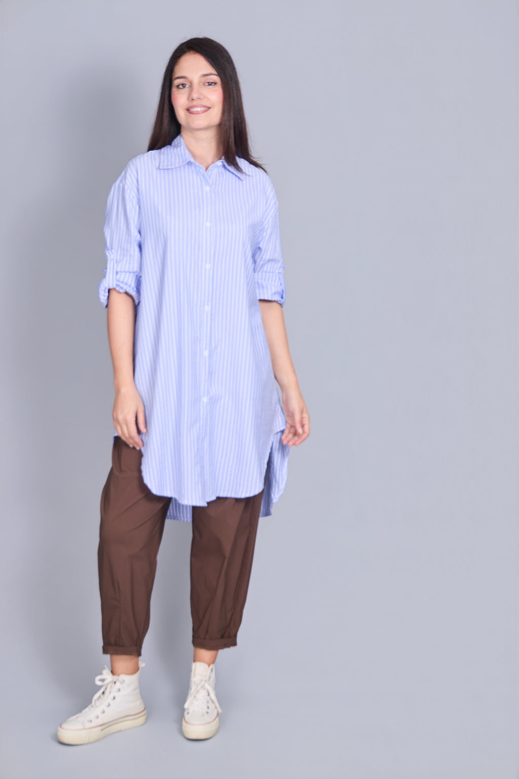 Camisa Provenza Azul Claro