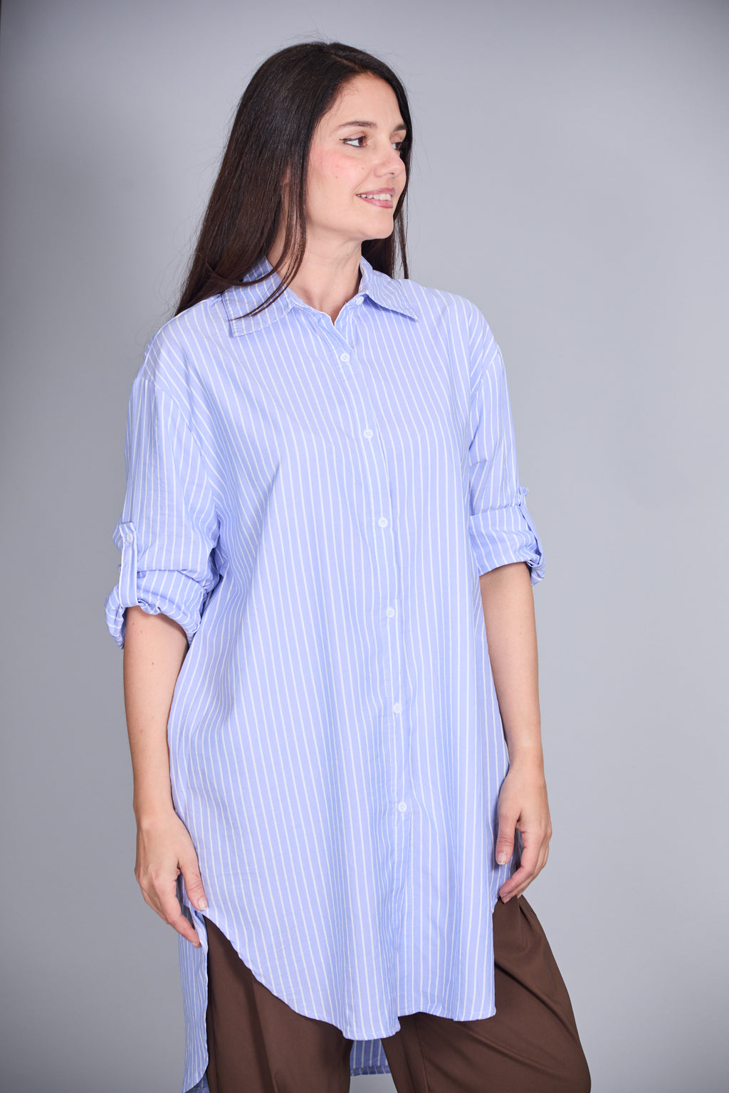 Camisa Provenza Azul Claro