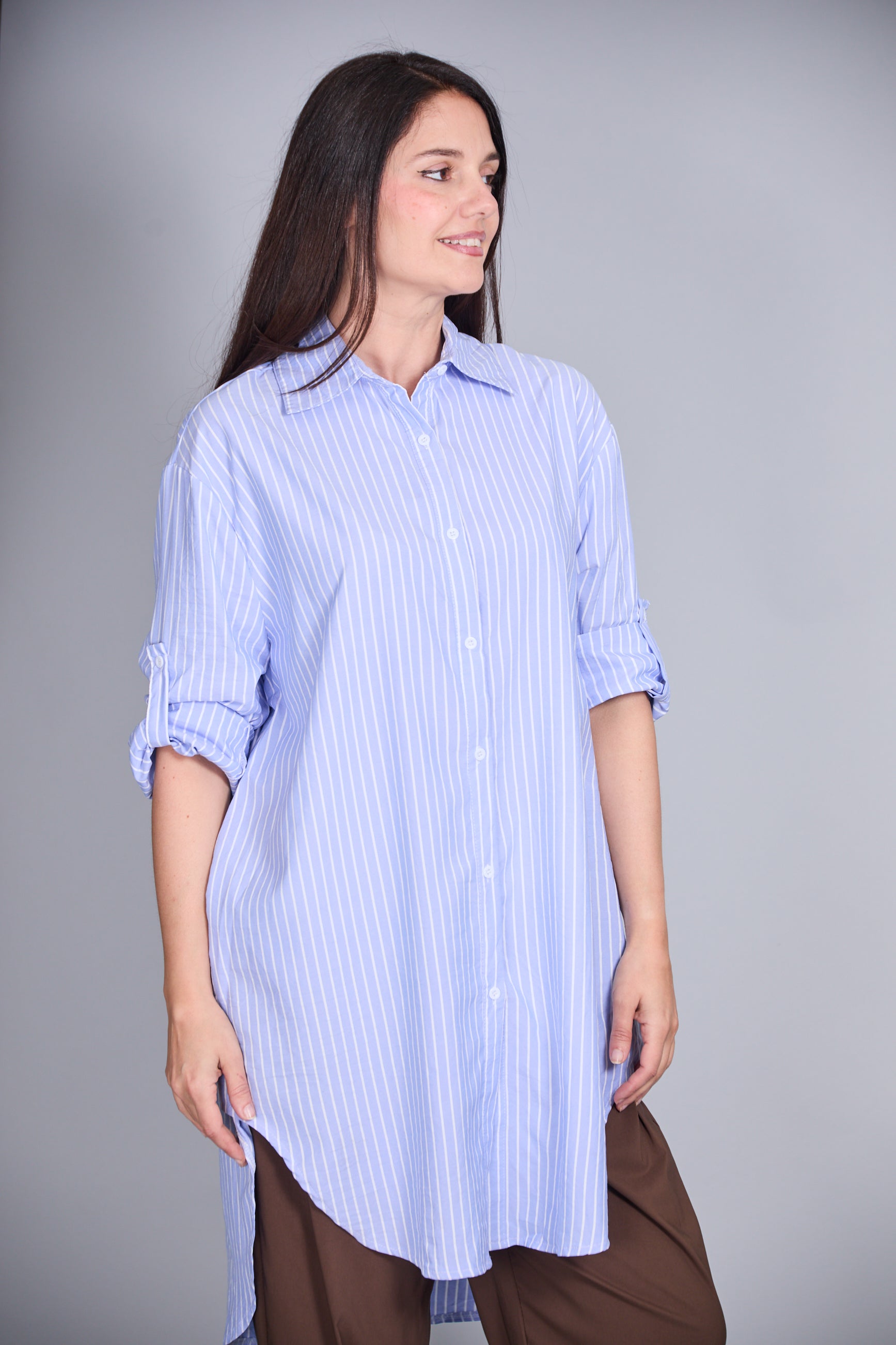 Camisa Provenza Azul Claro