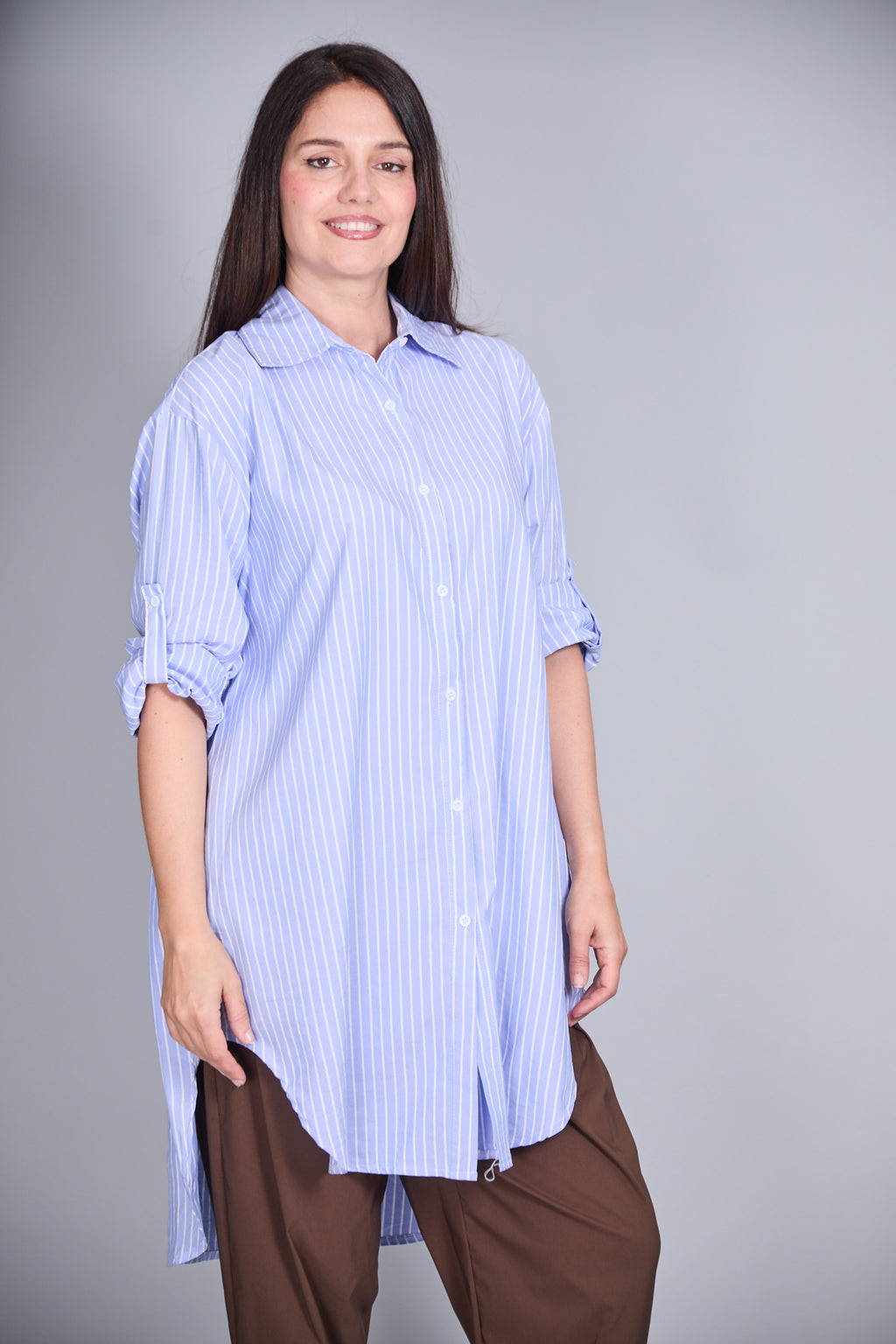 Camisa Provenza Azul Claro