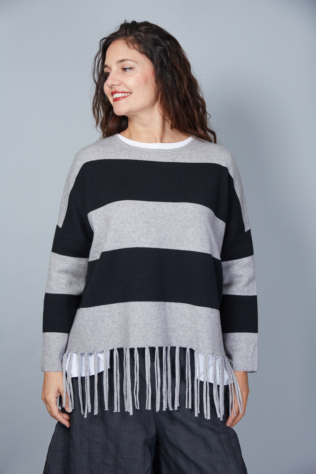 JERSEY MODELO PALERMO COLOR NEGRO/GRIS