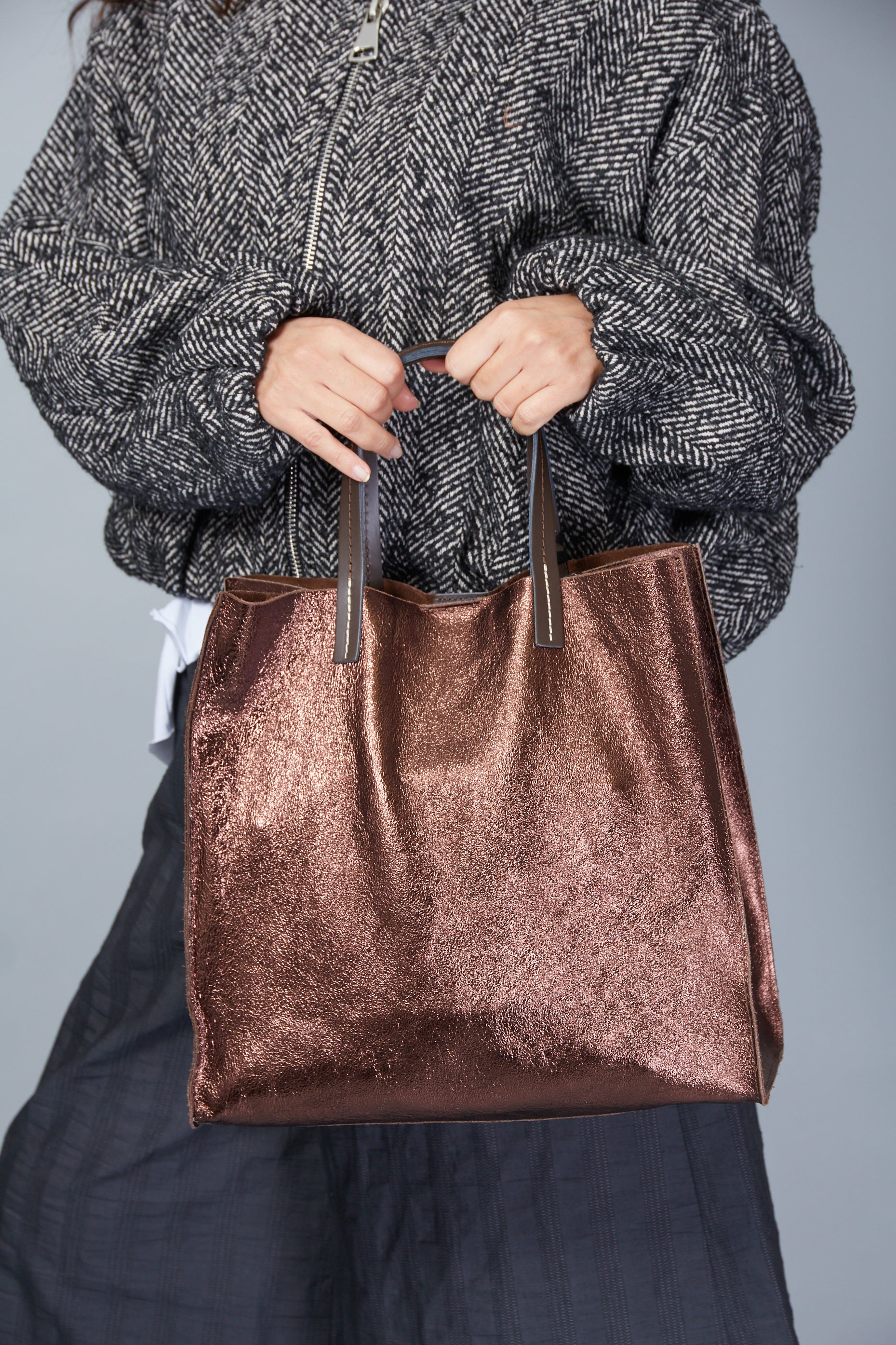 Bolso Modelo Anita Color Marrón Bronceado