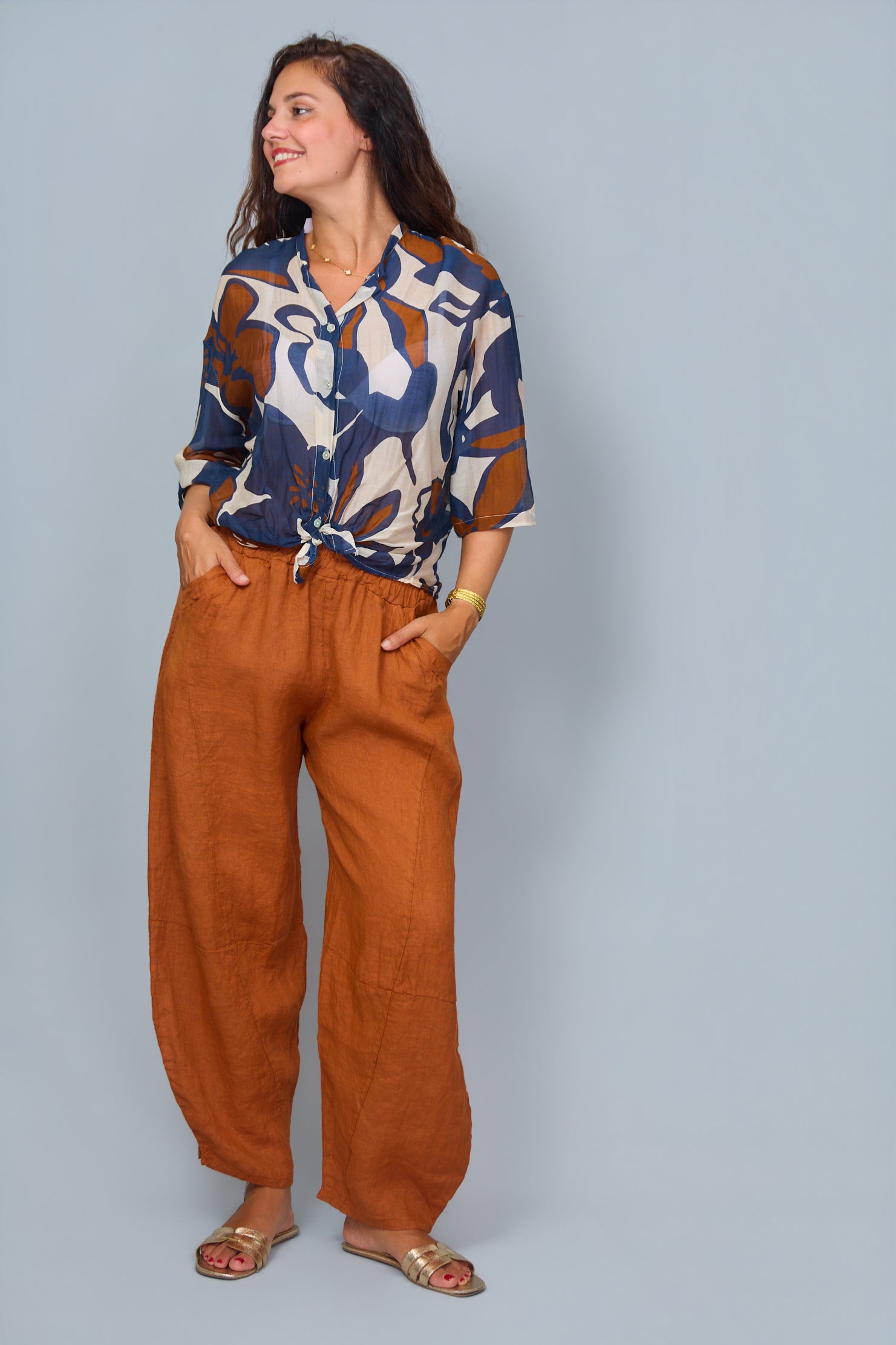 Camisa Alexa Azul