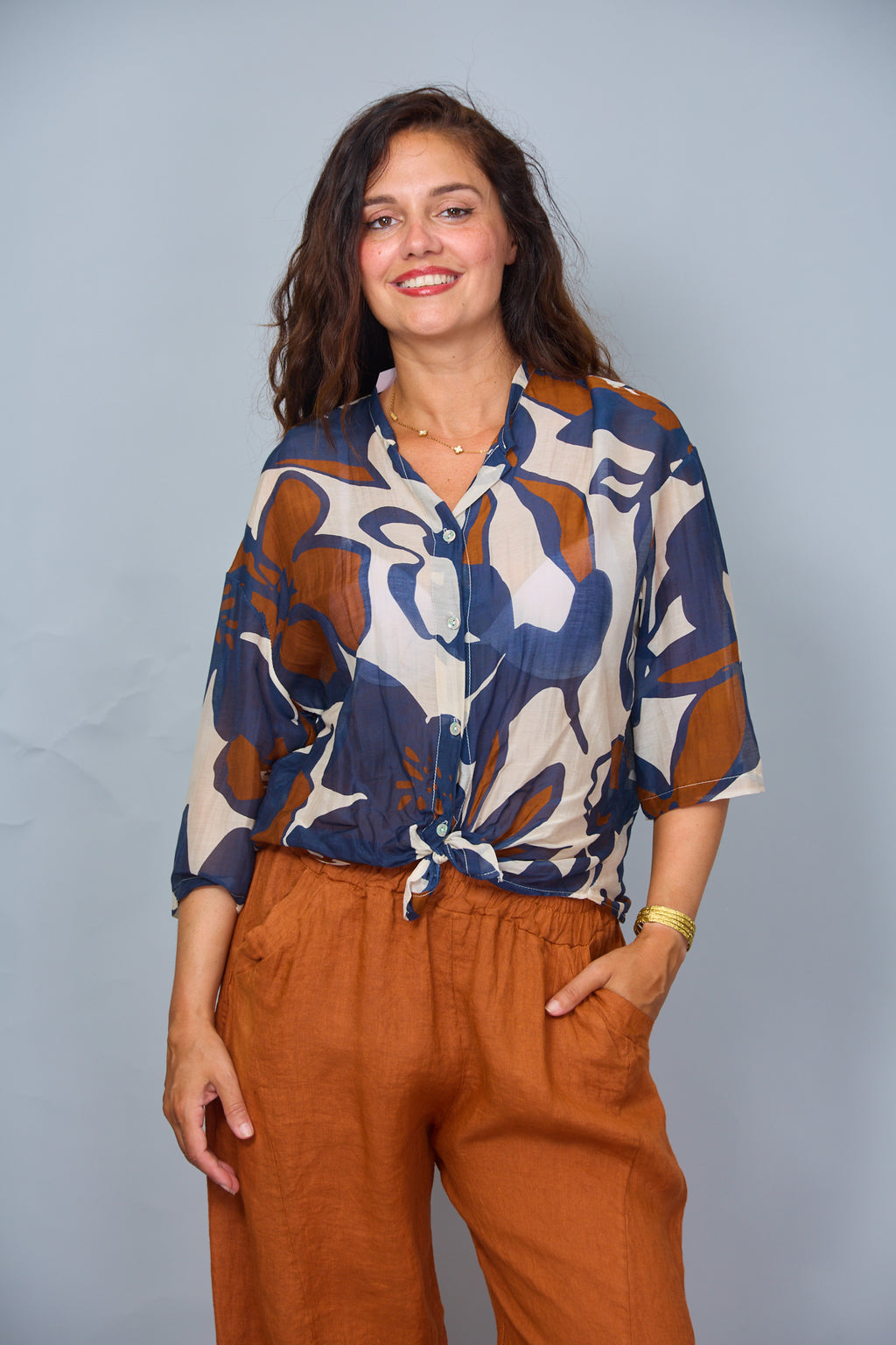 Camisa Alexa Azul