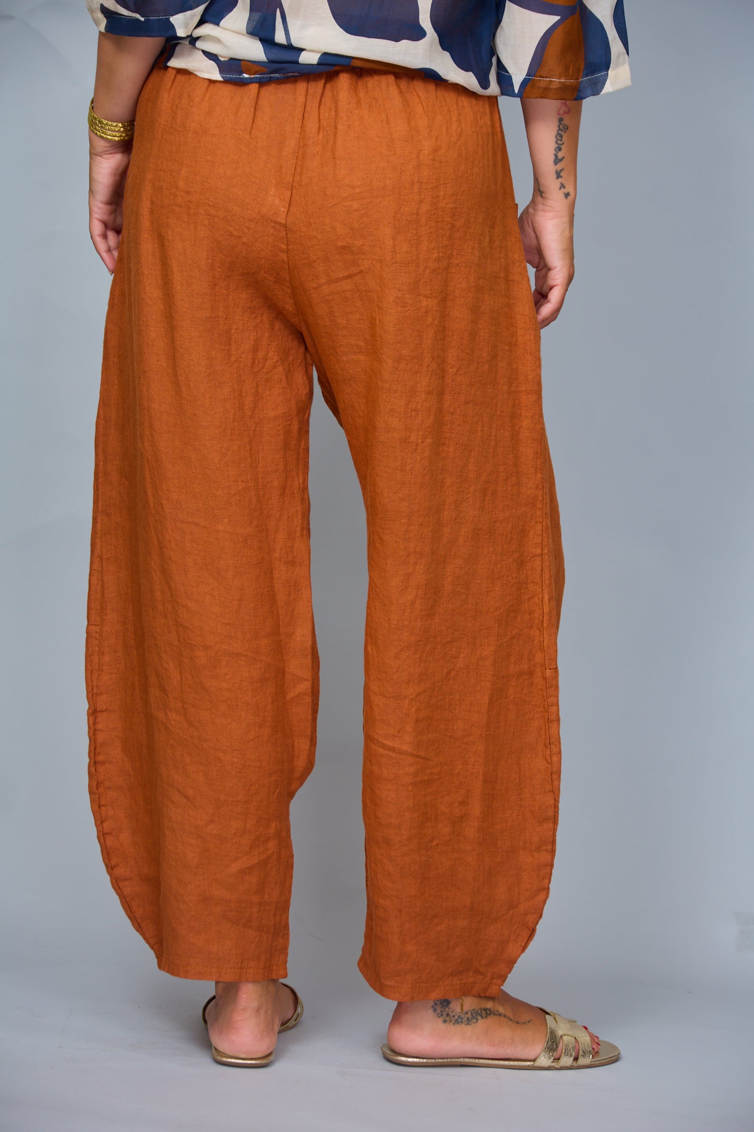 Pantalón Capri Teja