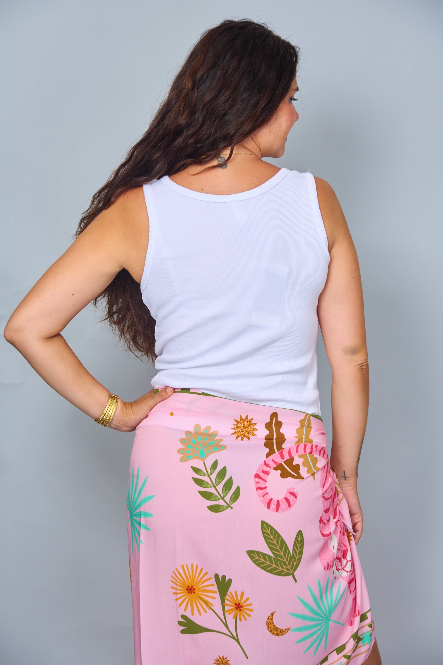 Falda Tigre Rosa