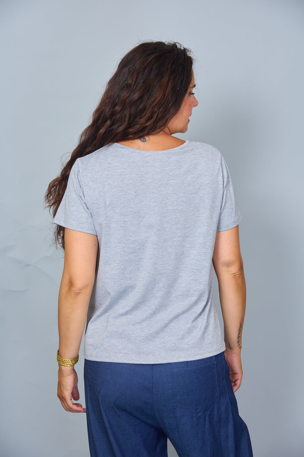 Camiseta Galicia Gris Melange