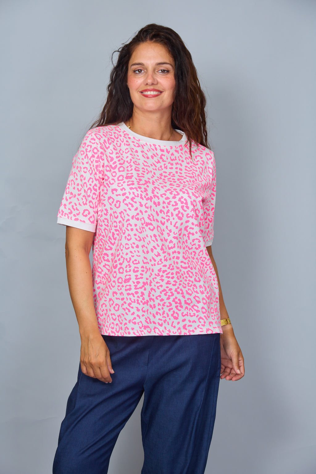 Camiseta Hawai Fucsia