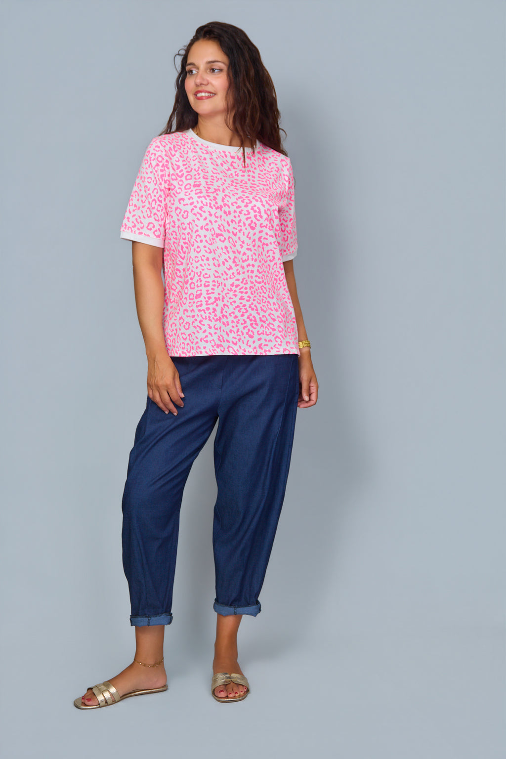 Camiseta Hawai Fucsia