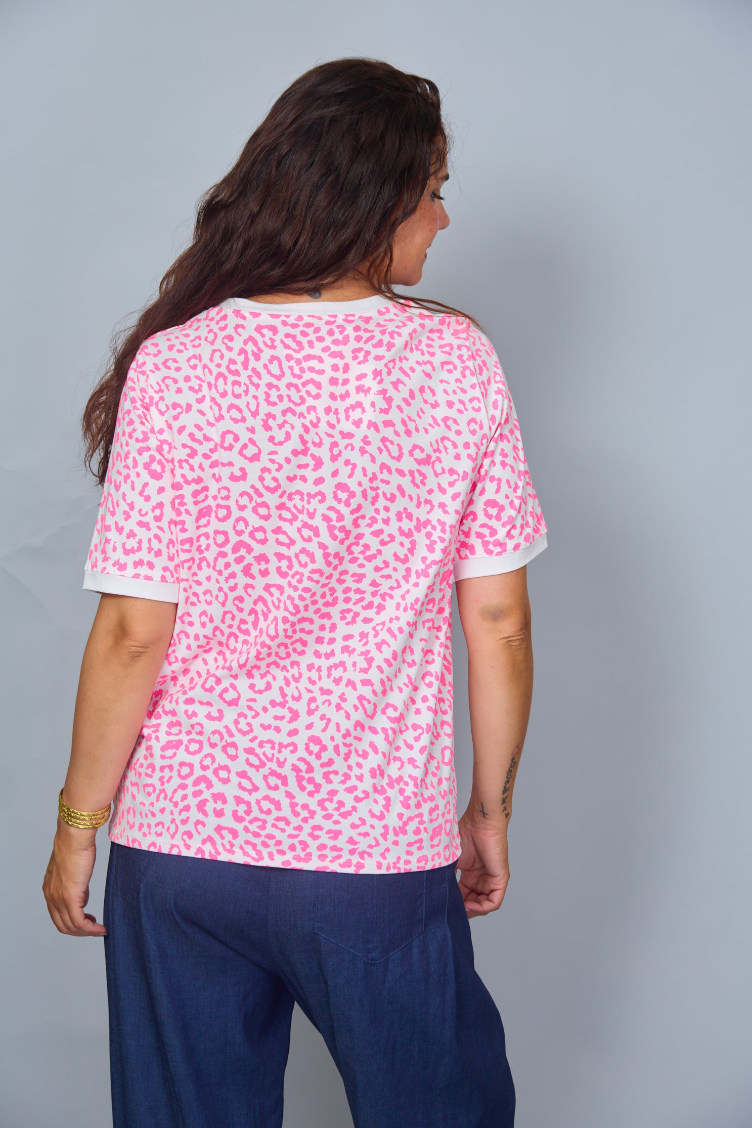 Camiseta Hawai Fucsia