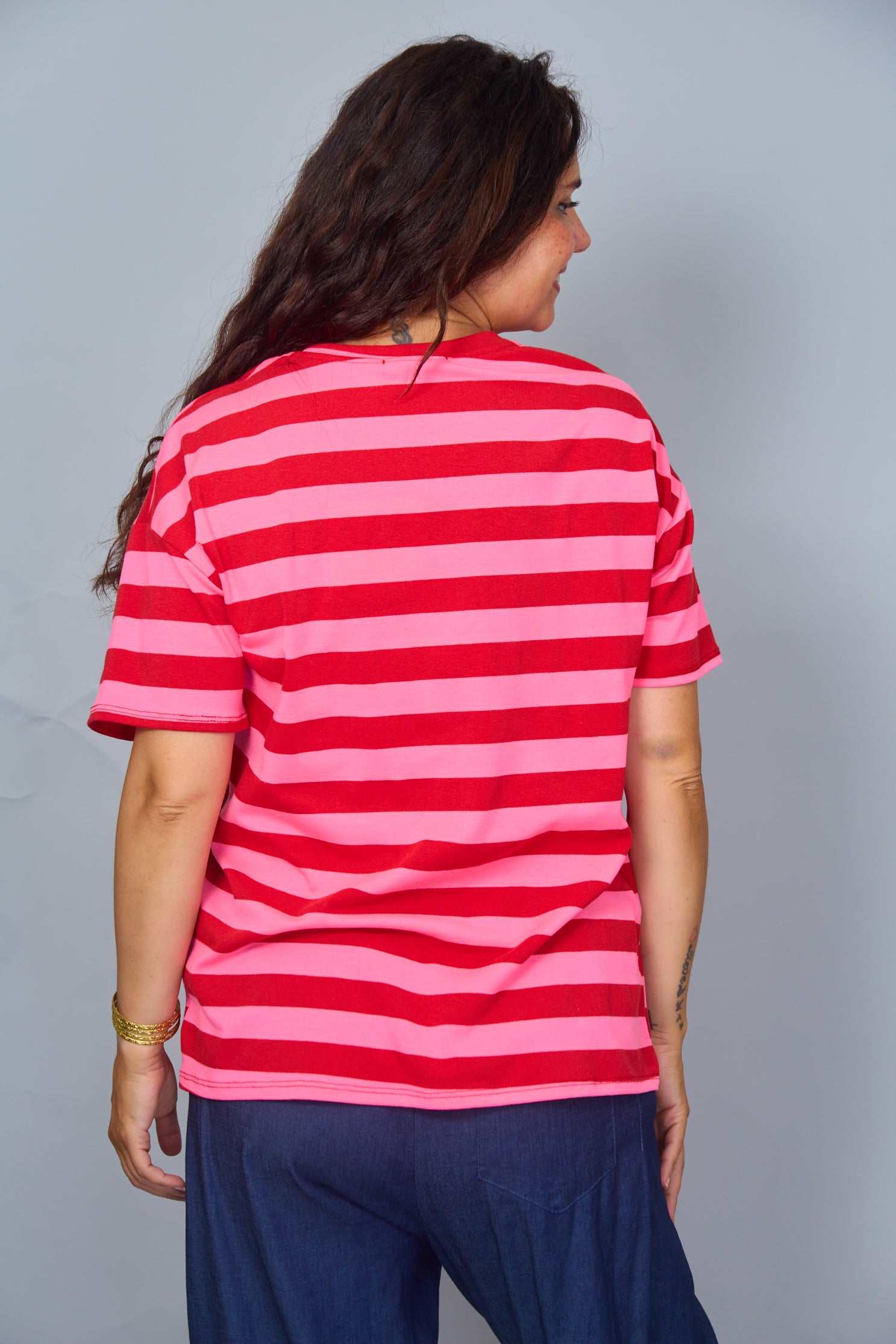 Camiseta Have a Wonderful Day Fucsia