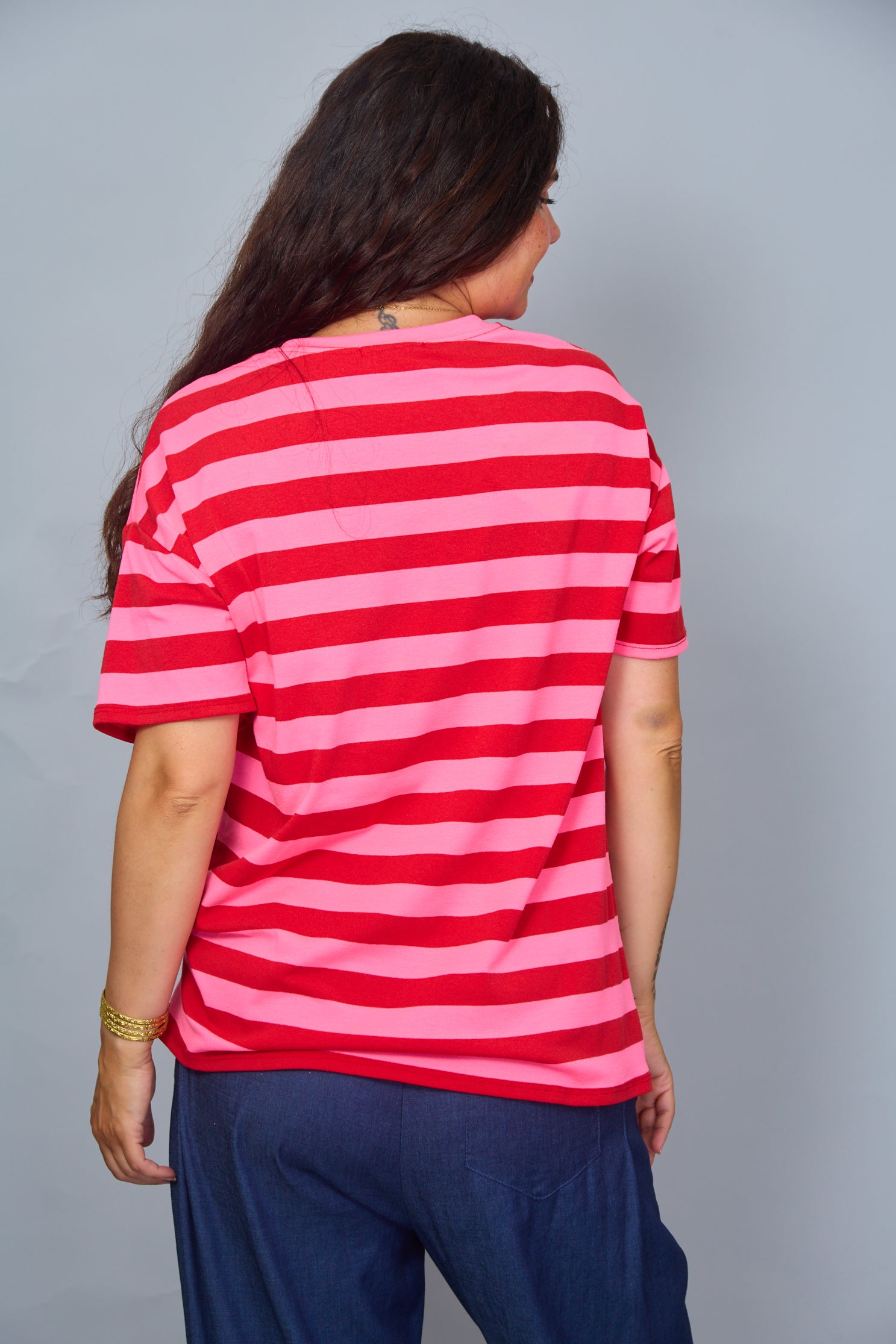 Camiseta Malibu Fucsia/Rojo