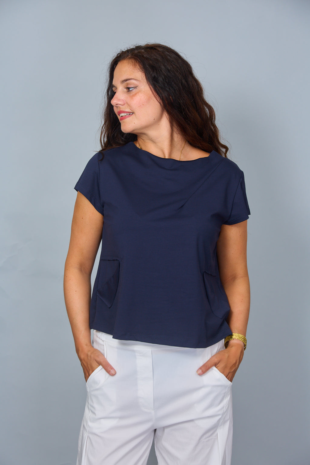 Camiseta Anabella Azul Marino