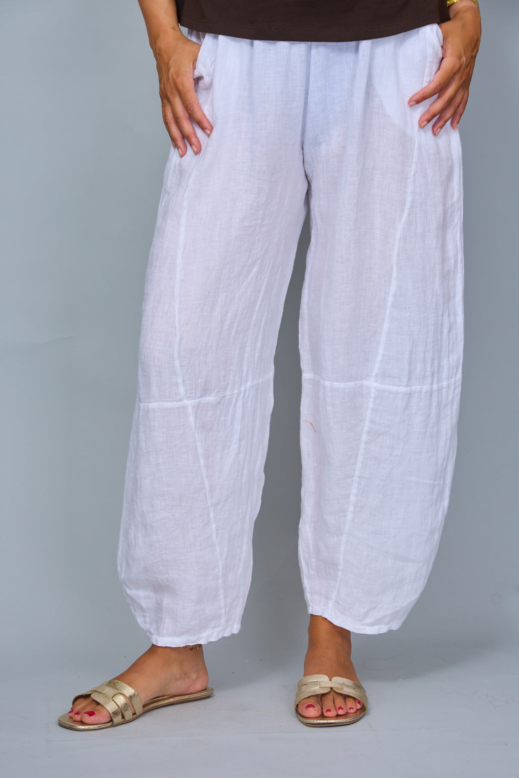 Pantalón Capri Blanco