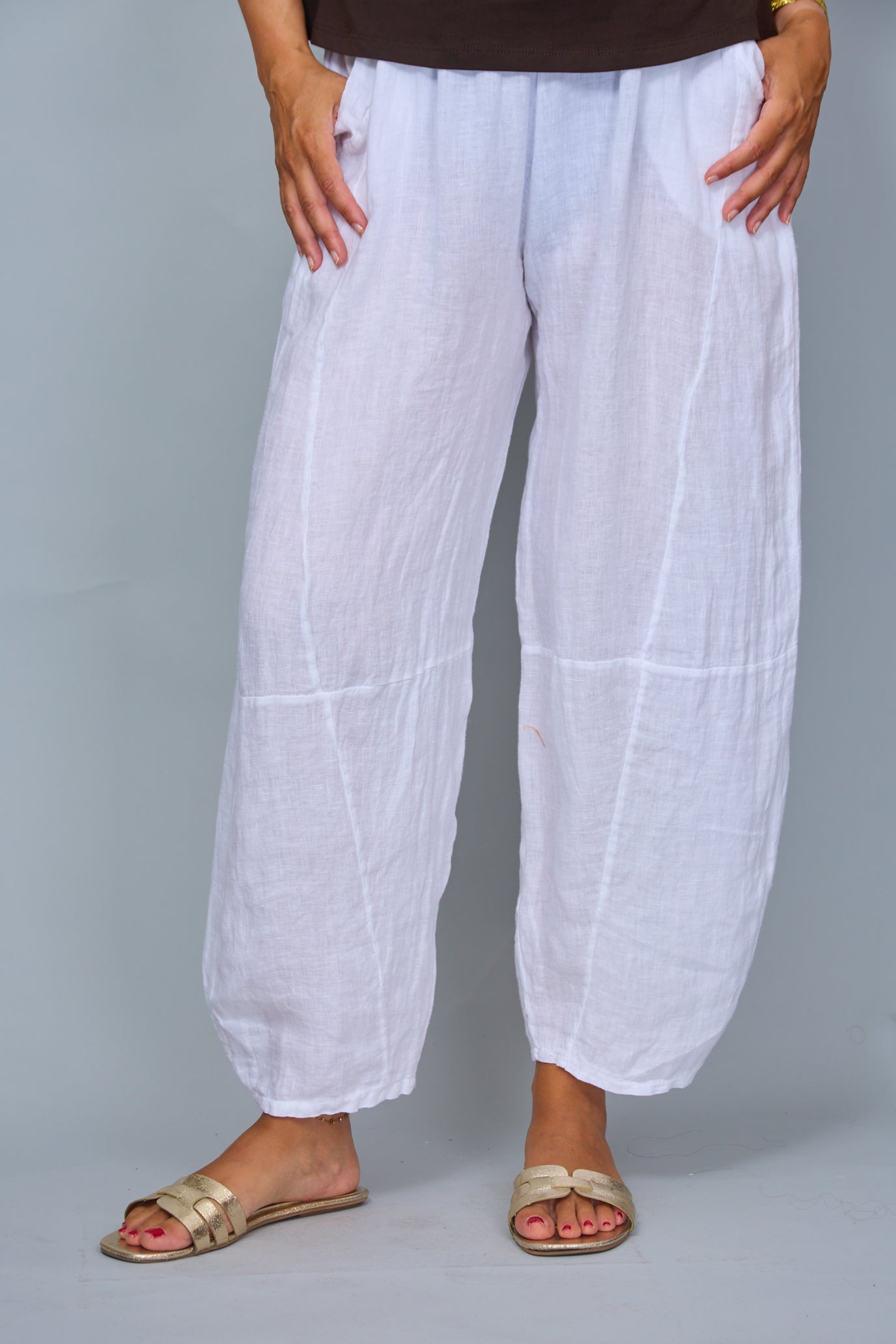 Pantalón Capri Blanco