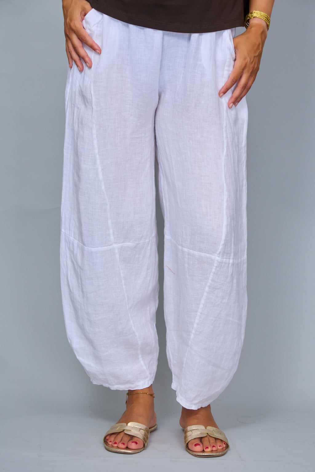 Pantalón Capri Blanco