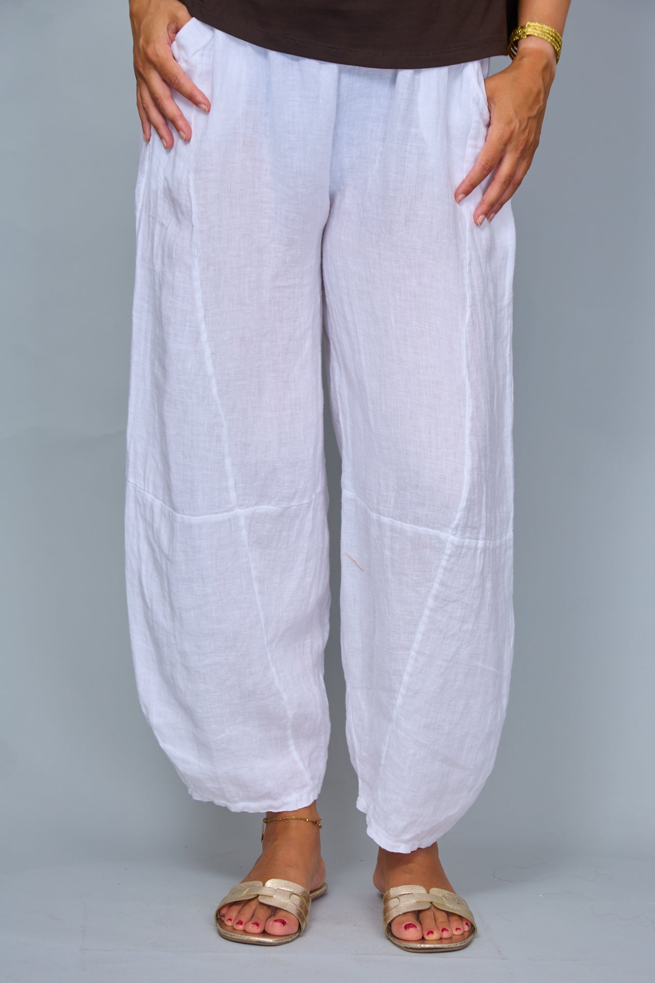 Pantalón Capri Blanco