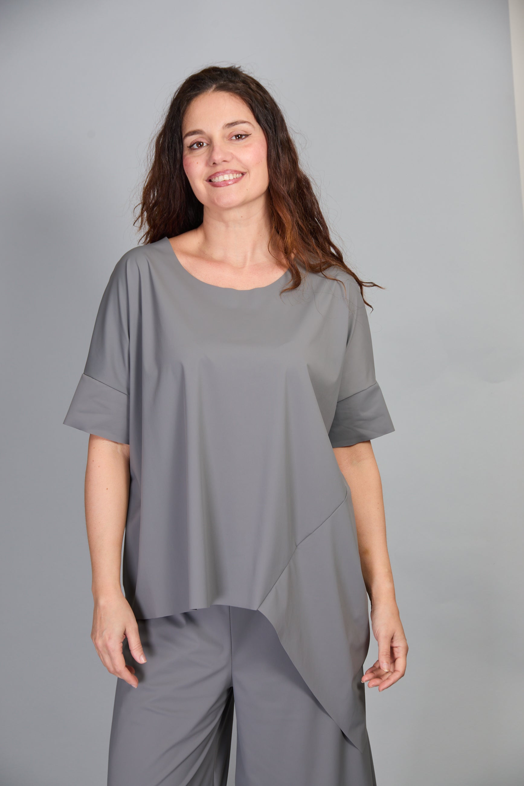 Blusa Messina Gris Marengo