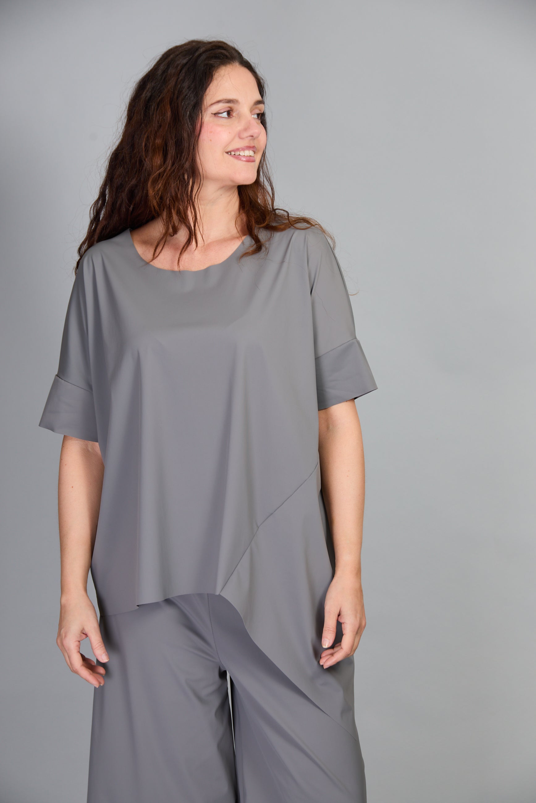 Blusa Messina Gris Marengo