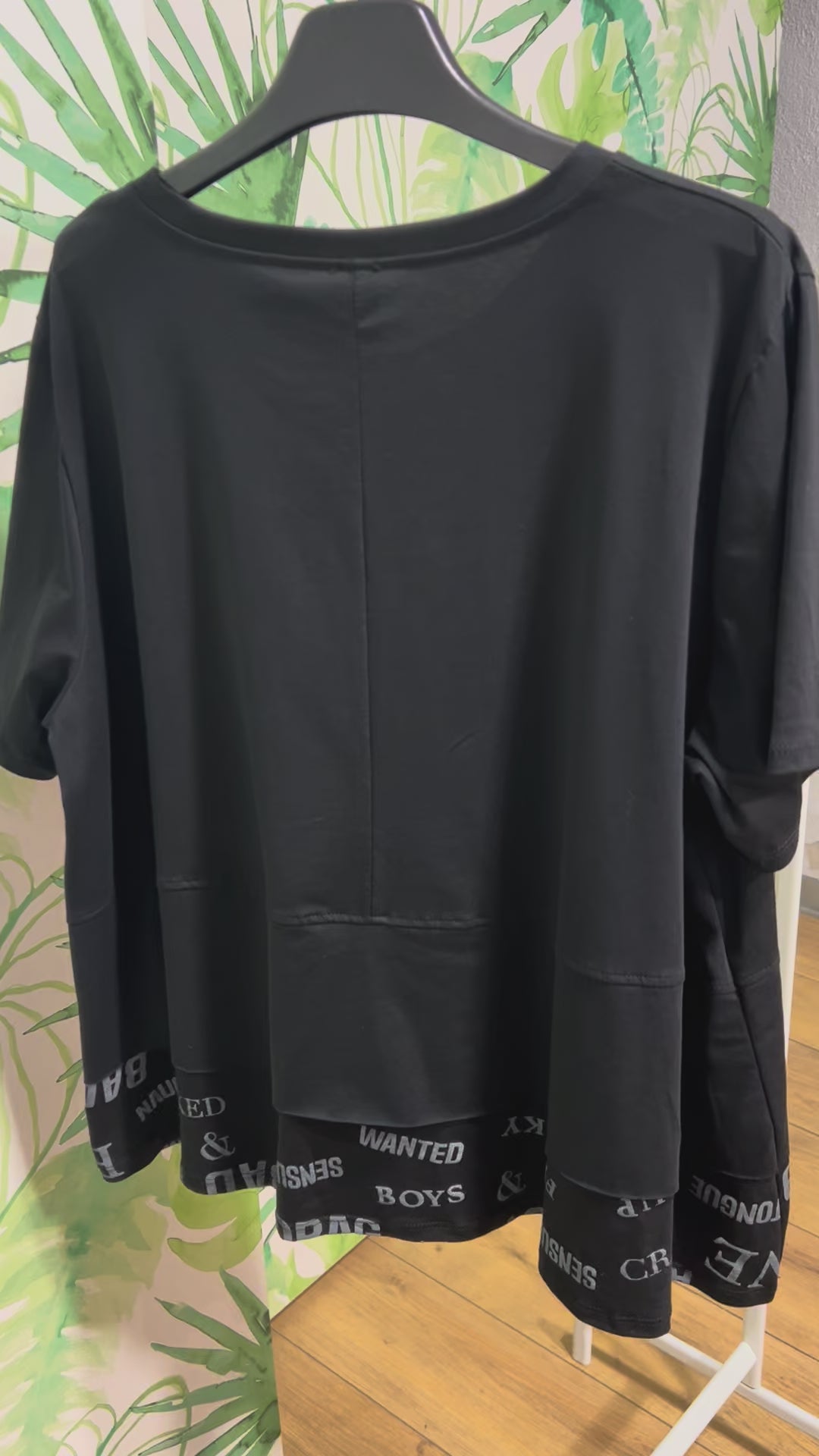 Camiseta Viareggio Negro