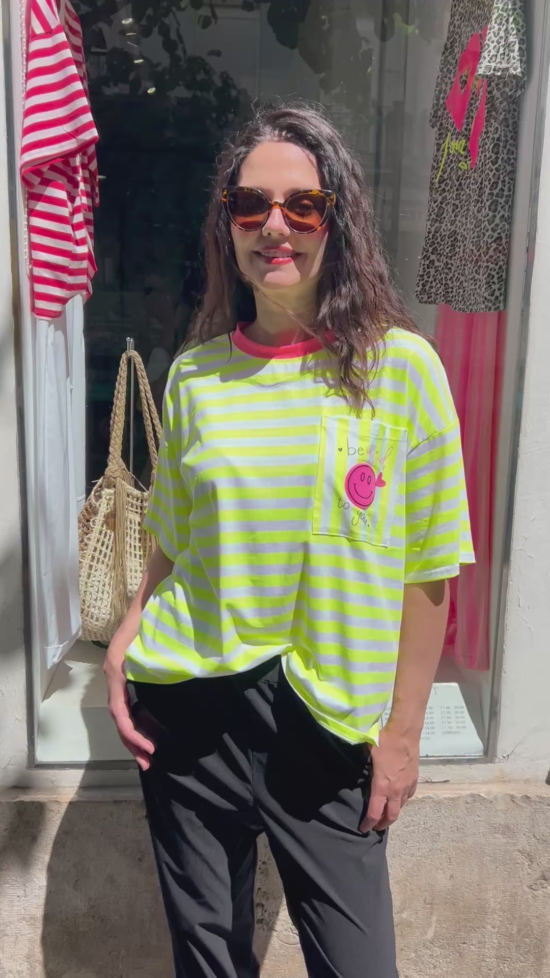 Camiseta Smile Amarillo