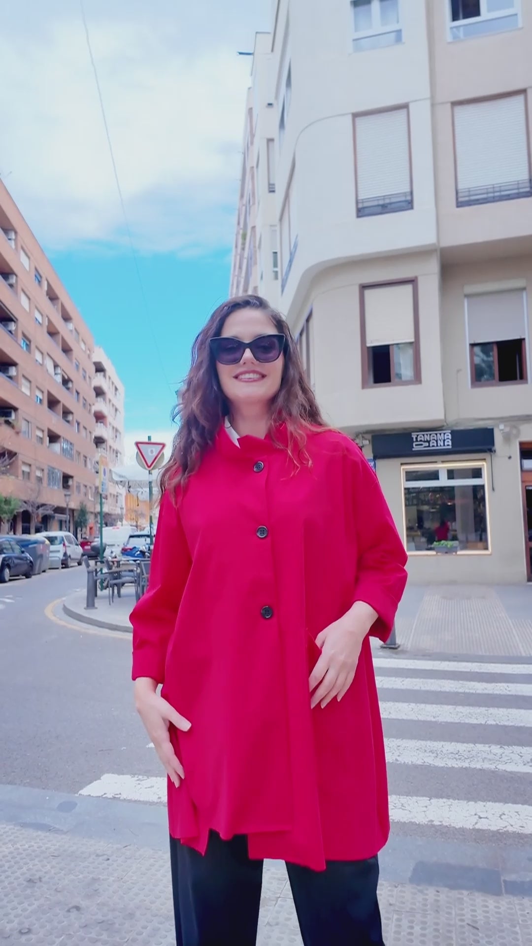 Chaqueta Taiwan Rojo