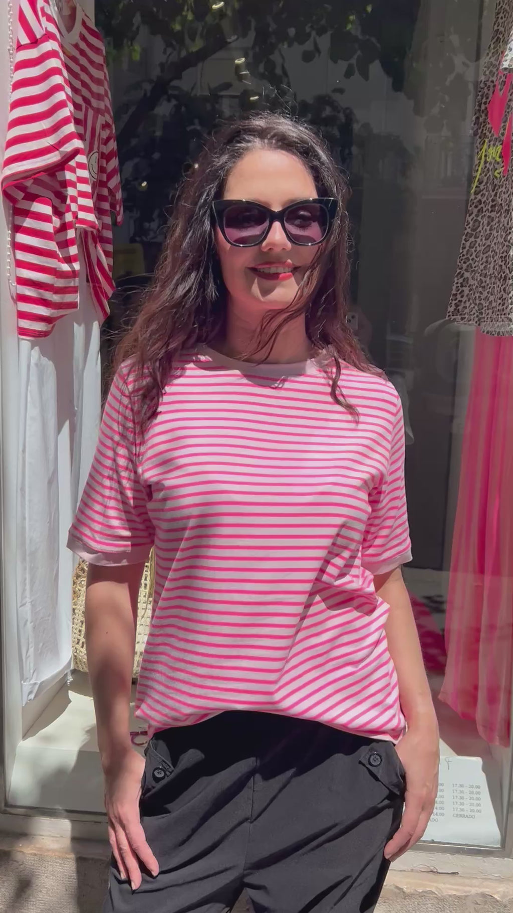 Camiseta Lisa Fucsia