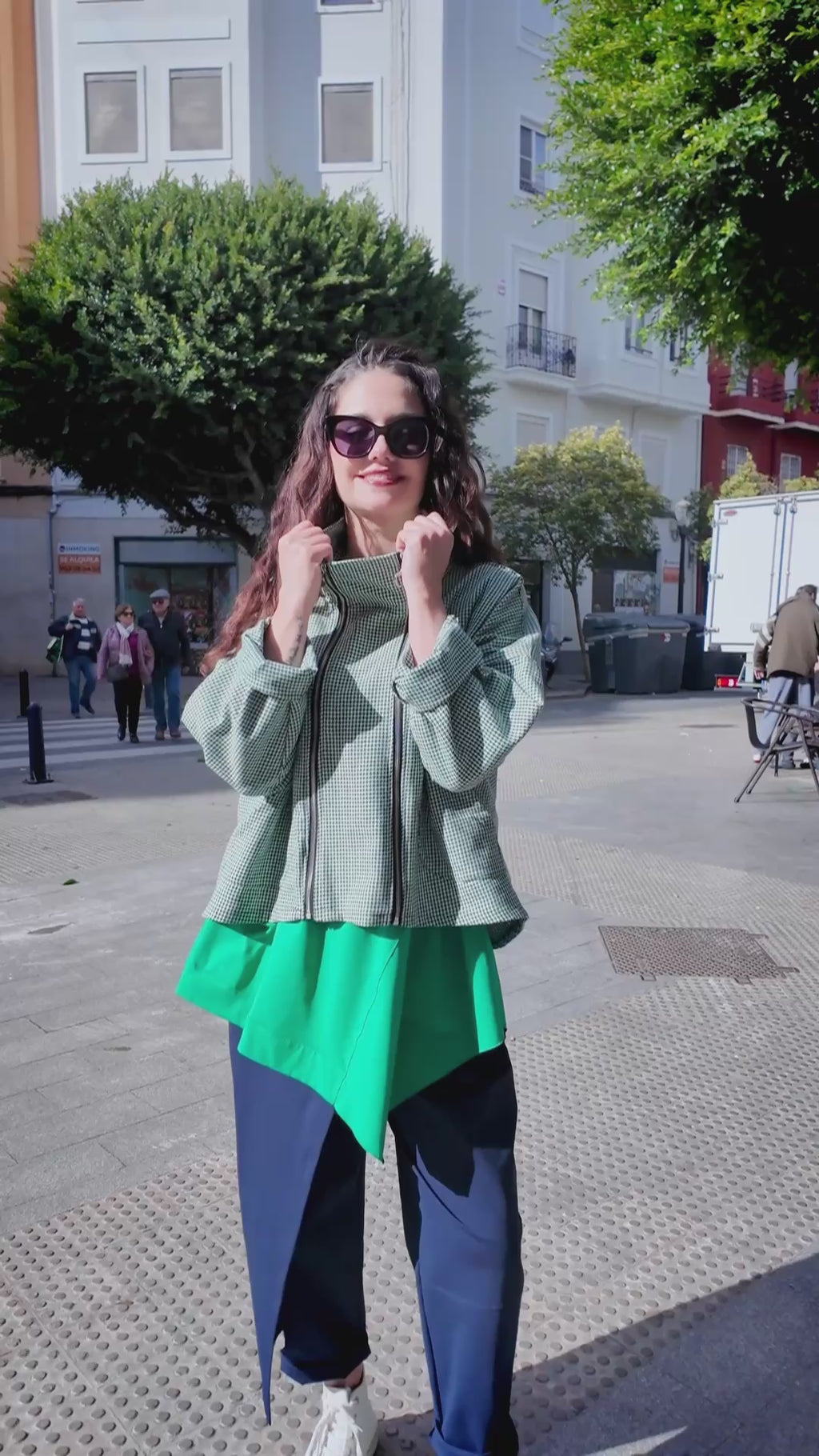 Chaqueta Dioniso Cuadros