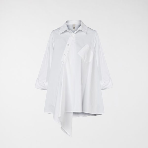 Camisa Asimétrica Electra Color Blanco 221395