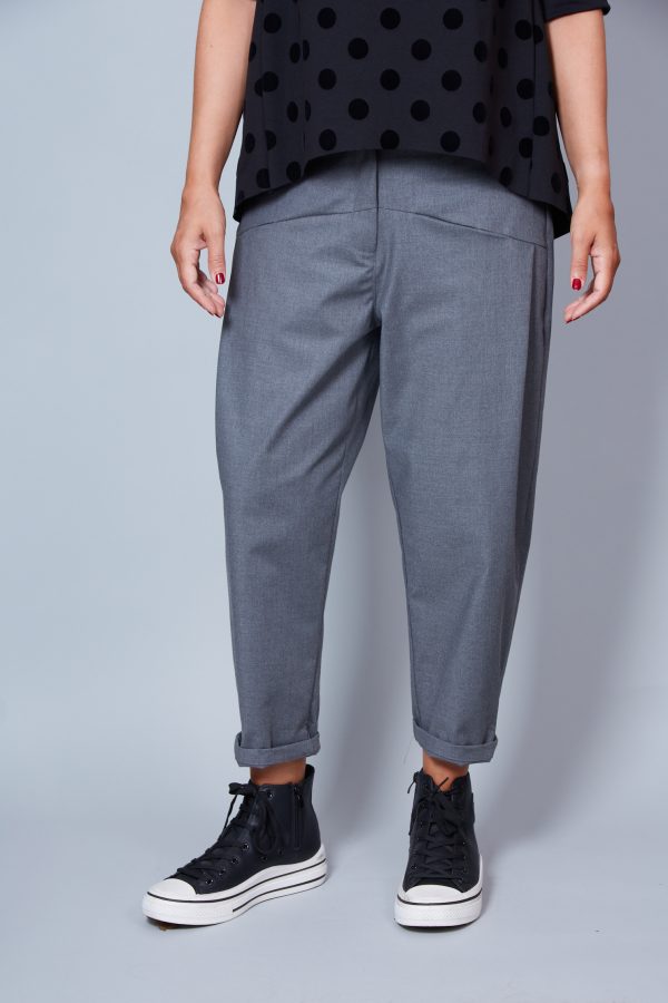Pantalón Modelo Adelina Color Gris Antracita